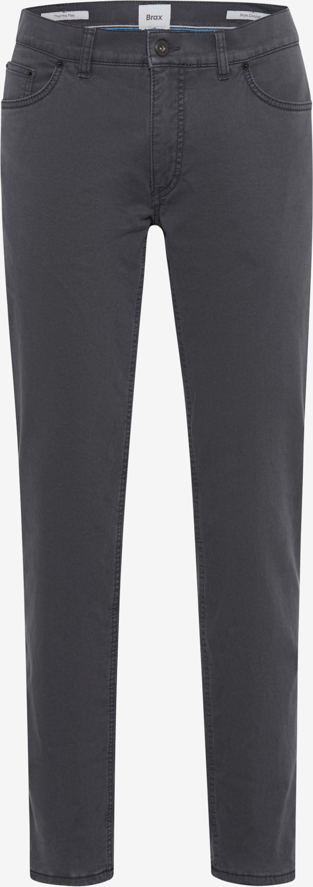 Brax Herren Five-Pocket-Hose Style COOPER TT ELEFANT, grau, Gr. 35/30