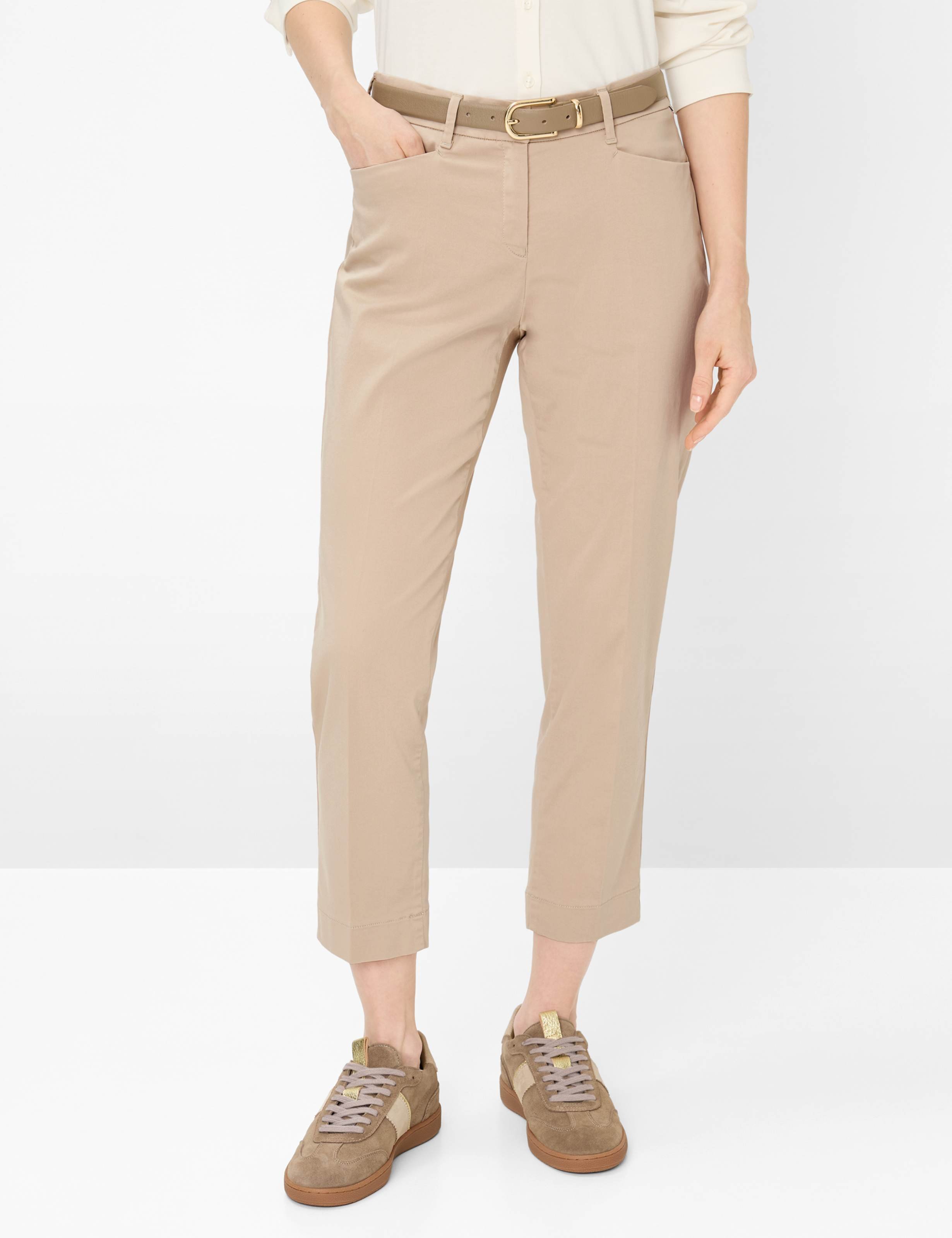 Brax Damen Chino Style MARA S ALMOND, Beige, Gr. 32