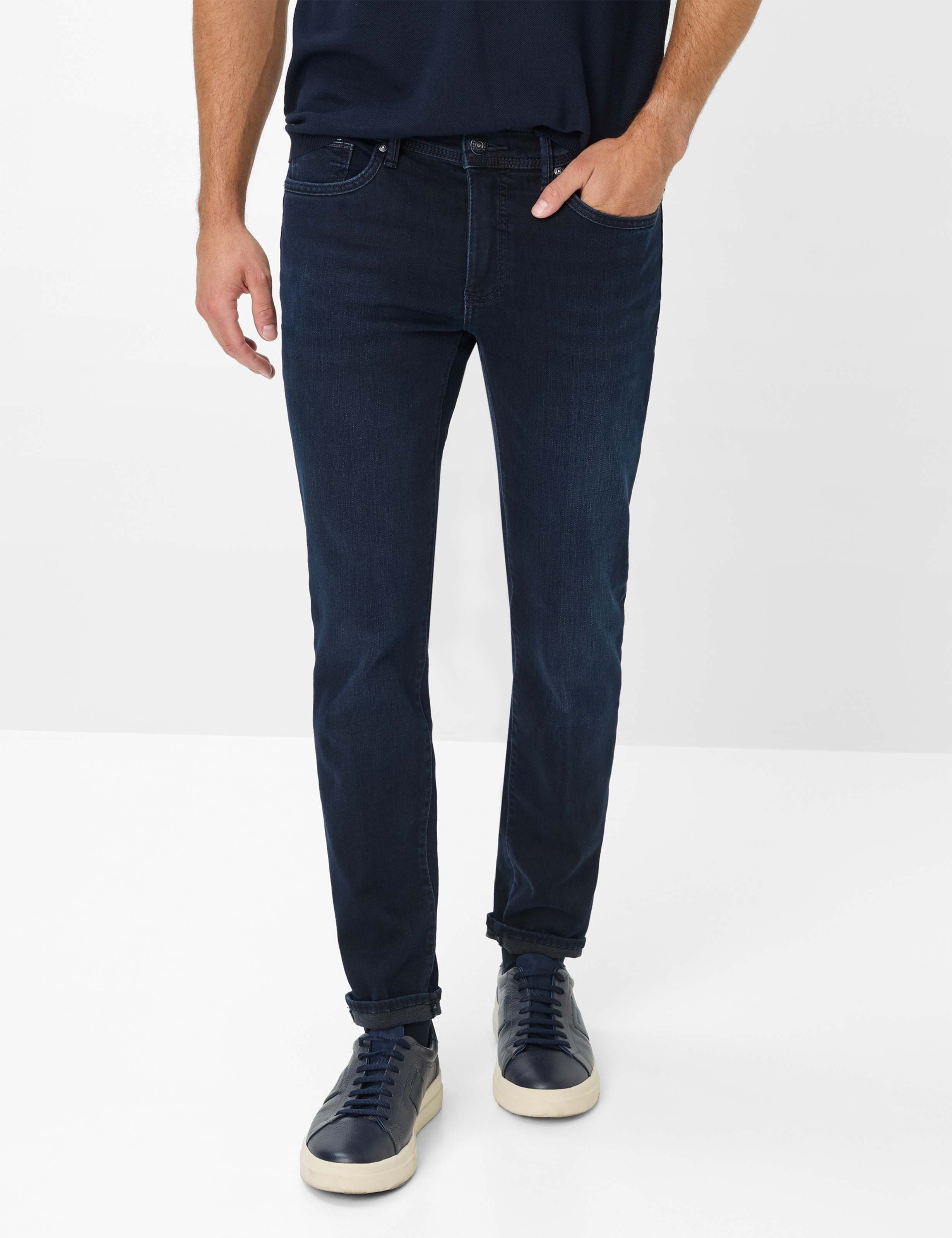 Thumbnail - Brax Herren Five-Pocket-Hose Style CHRIS DEEP BLUE USED, denim dunkelblau, Gr. 46/32
