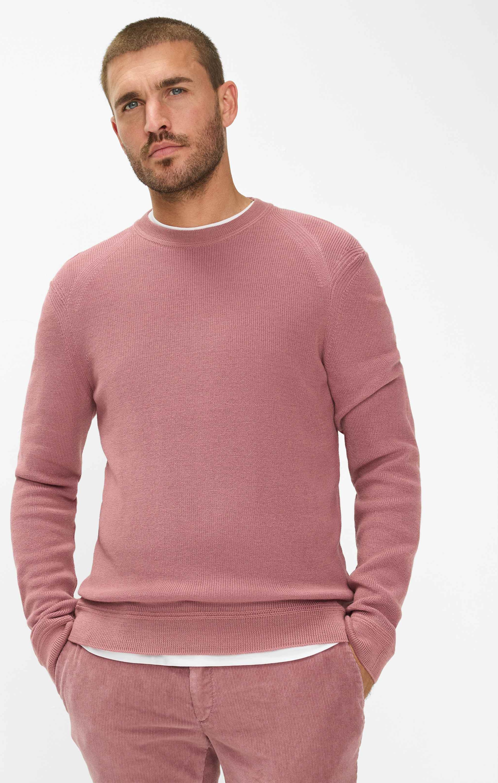 Brax Herren Strickpullover Style ROY cinder rose, Rosa, Gr. 5XL