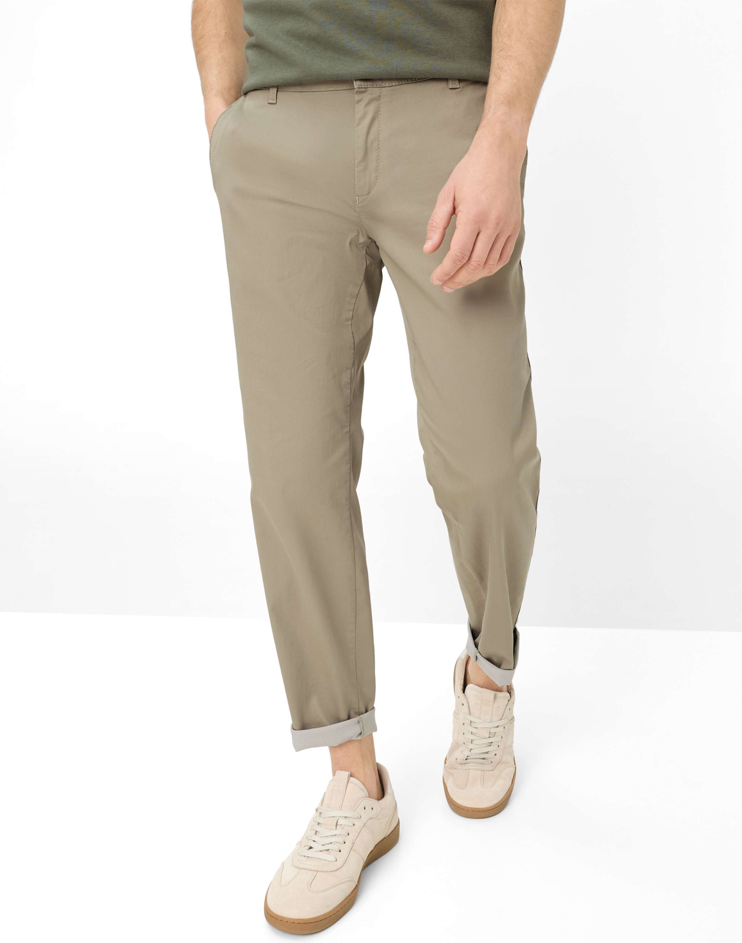 Brax Herren Chino Style PHIL JUNGLE, grün, Gr. 33/30