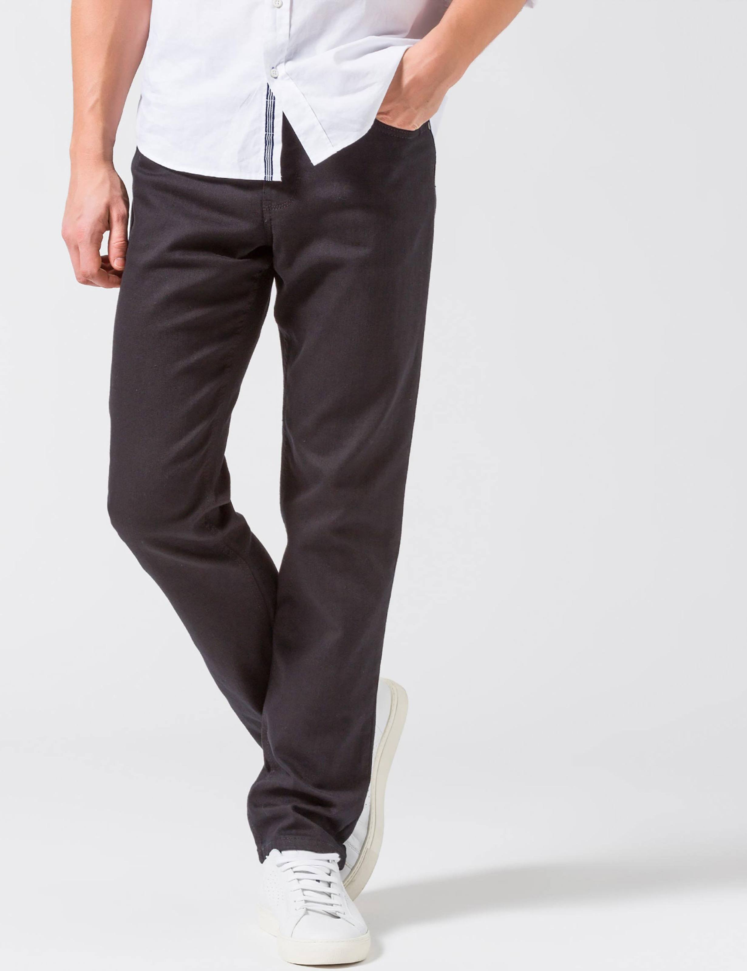 Brax Herren Five-Pocket-Hose Style COOPER DENIM, denim perma schwarz, Gr. 38/32