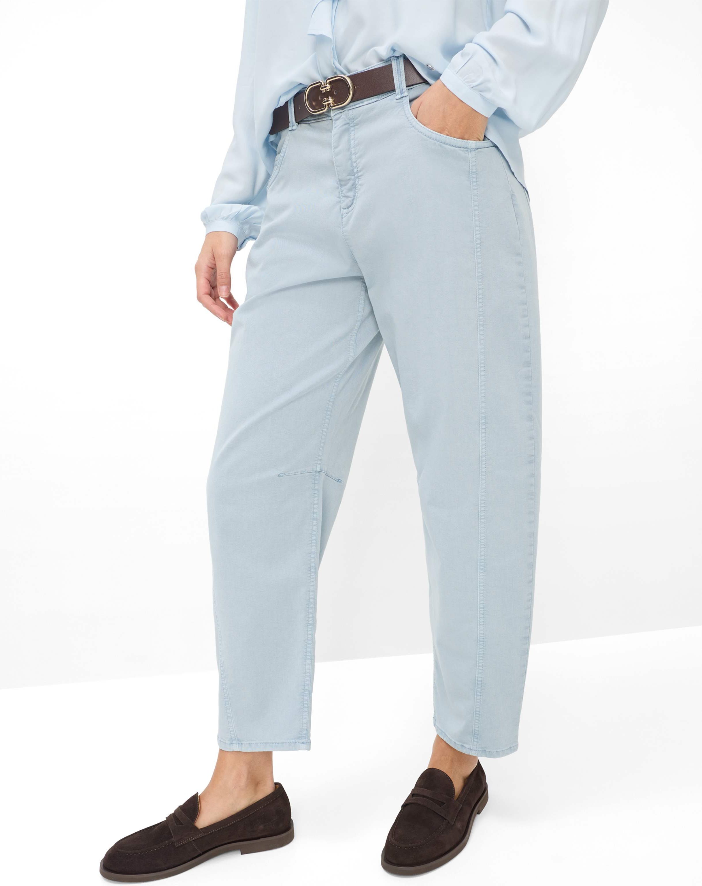 Brax Damen Hose Style MEGAN S VINTAGE BLUE, hellblau, Gr. 32