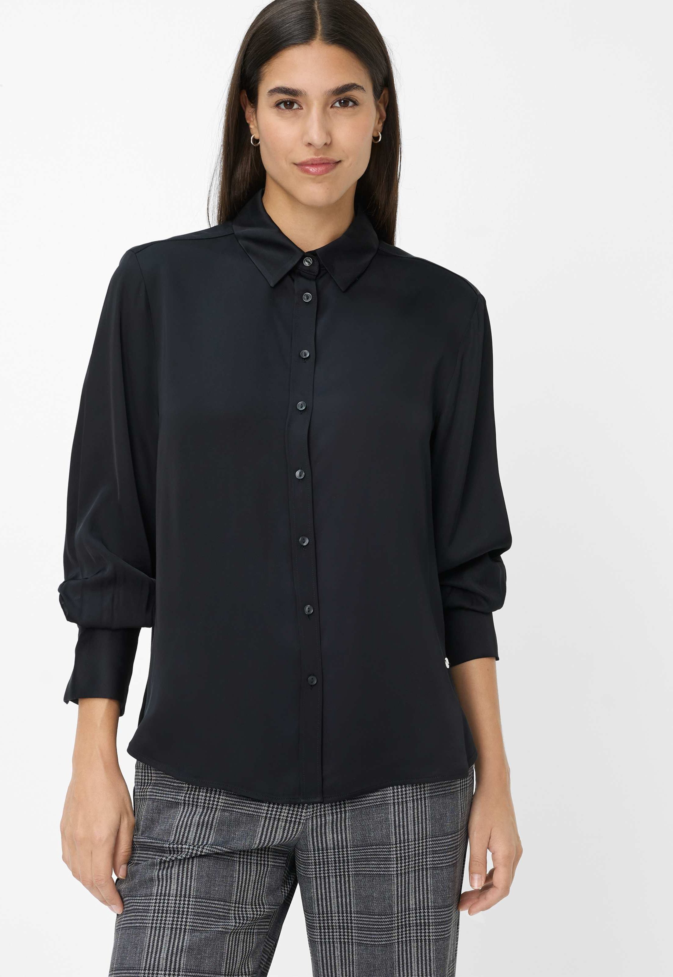 Thumbnail - Brax Damen Hemd Style VIC black, schwarz, Gr. 34