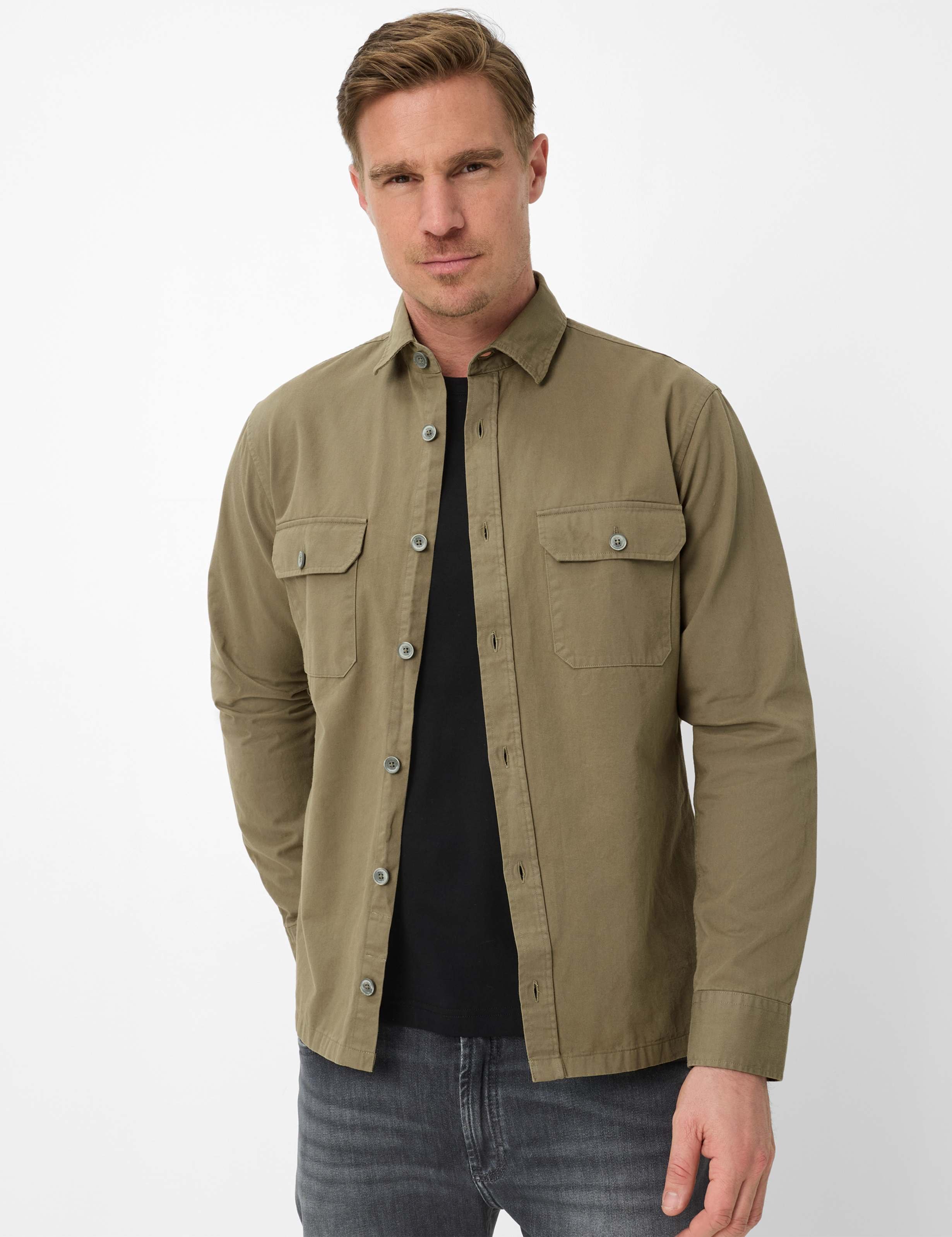 Brax Herren Style KAY thyme Grün Khaki, grün - khaki, Gr. L