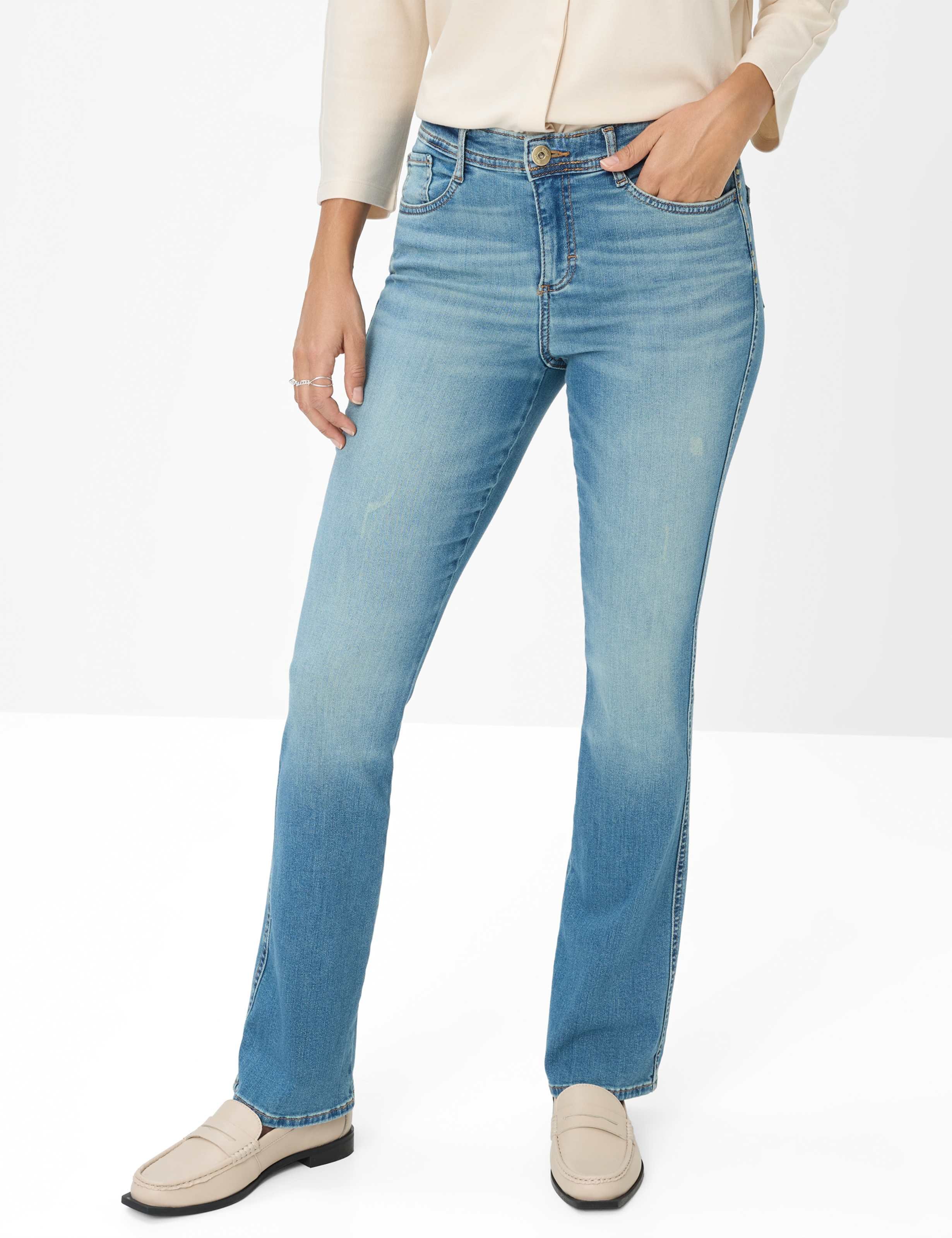 Thumbnail - Brax Damen Boot Style SHAKIRA USED DESTROYED BLUE, denim blau, Gr. 36