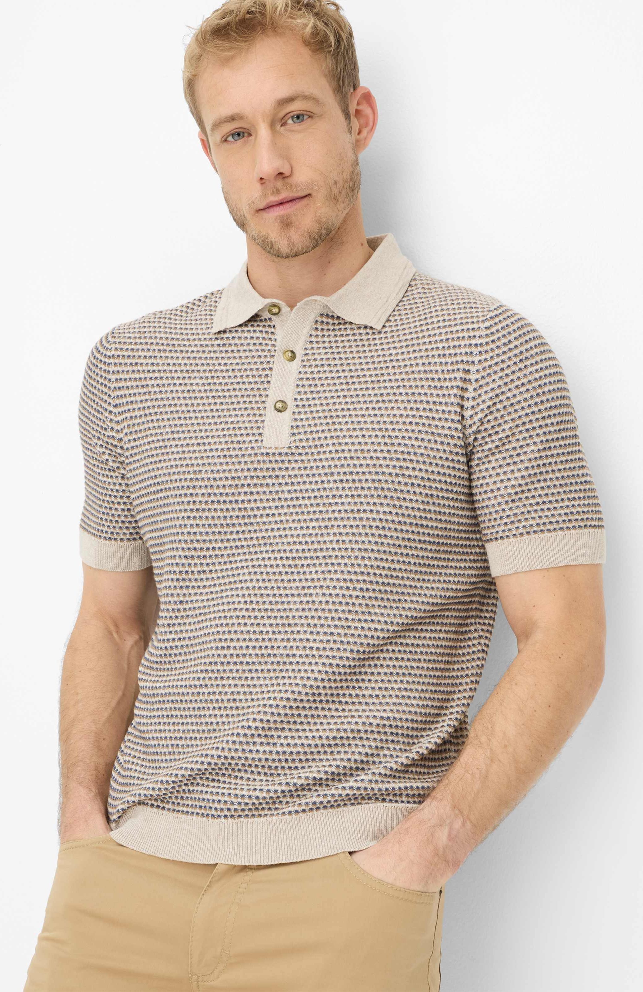 Brax Herren Style PASCAL beach, Beige, Gr. M