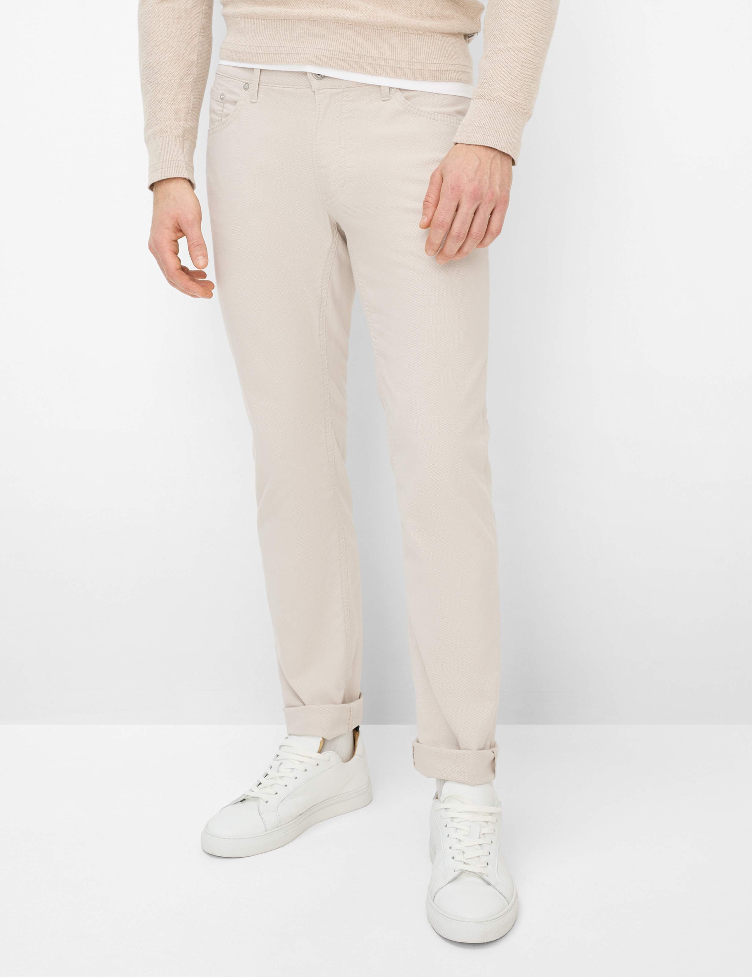 Brax Herren Five-Pocket-Hose Style CHUCK BEACH, hellbraun, Gr. 34/34