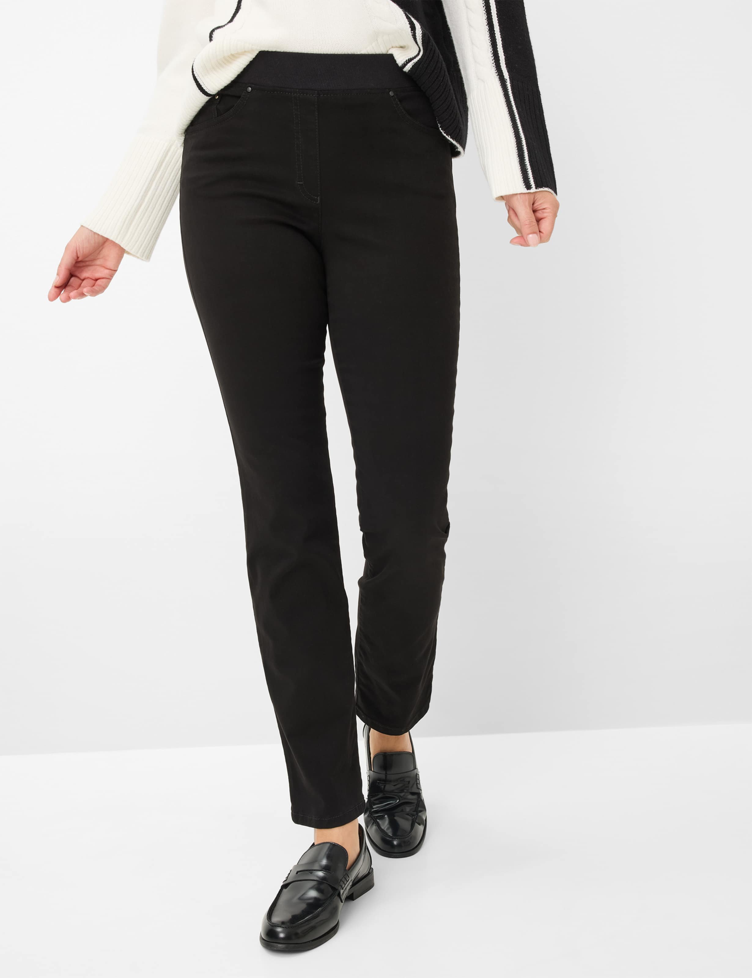 Raphaela by Brax Damen Schlupfhose Style PAMINA BLACK, schwarz, Gr. 38K