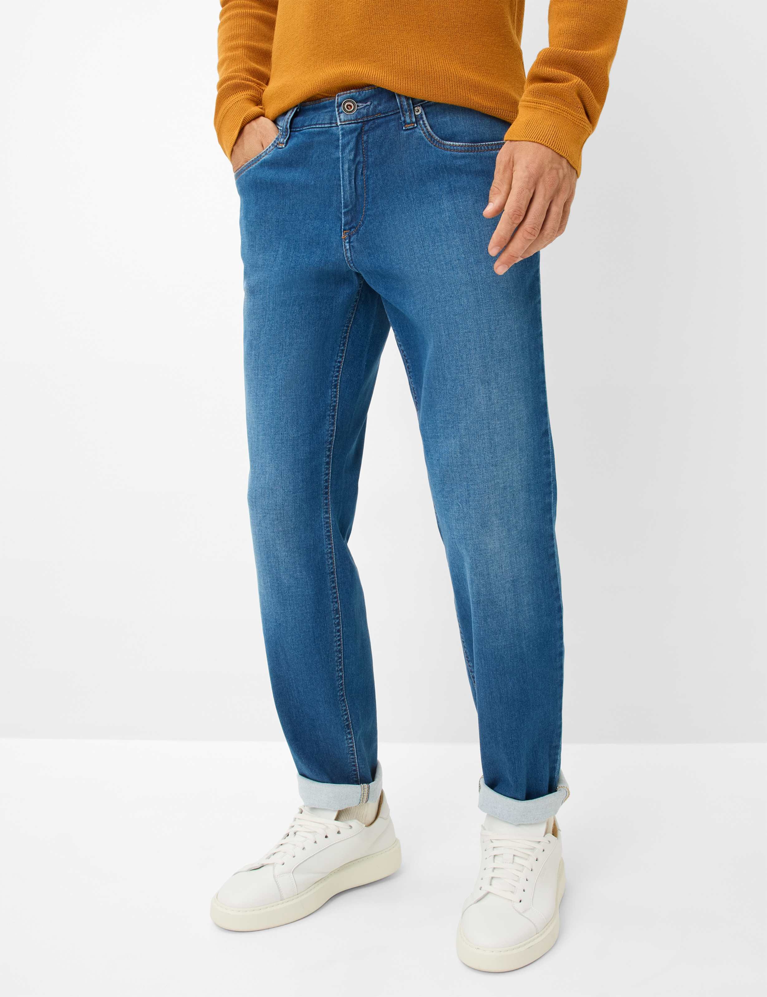 Thumbnail - Eurex by Brax Herren Five-Pocket-Hose Style LASSE, denim blau, Gr. 33/34
