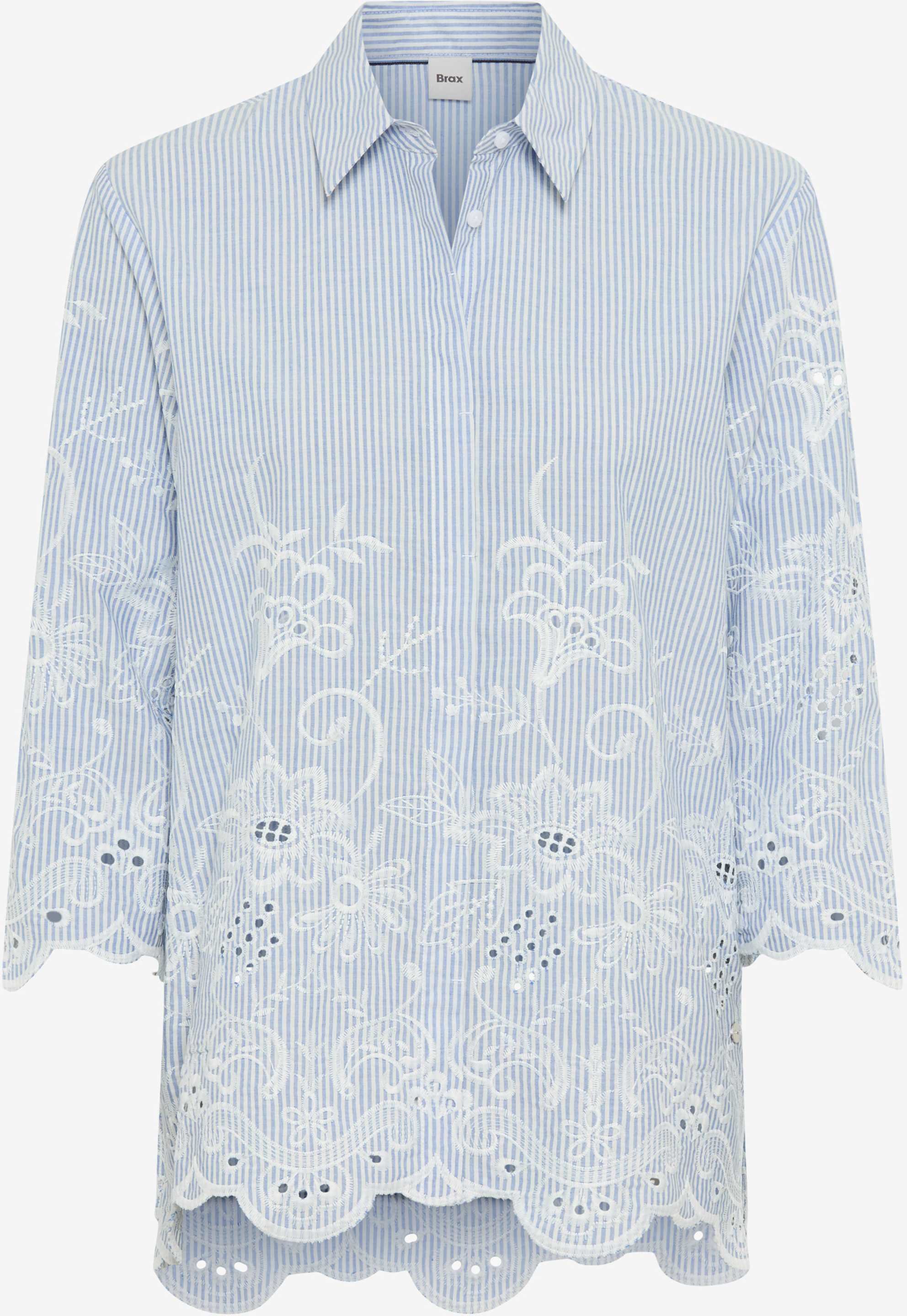 Brax Damen Bluse Style VICKI vintage blue, hellblau, Gr. 46