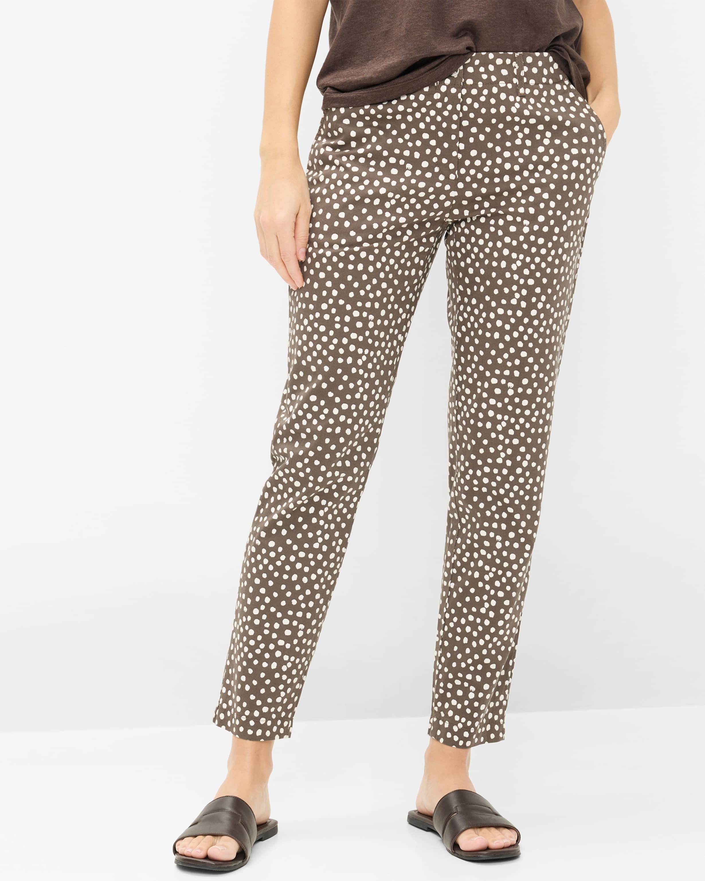 Brax Damen Chino Style MARON S DARK EBONY, dunkelbraun, Gr. 44L