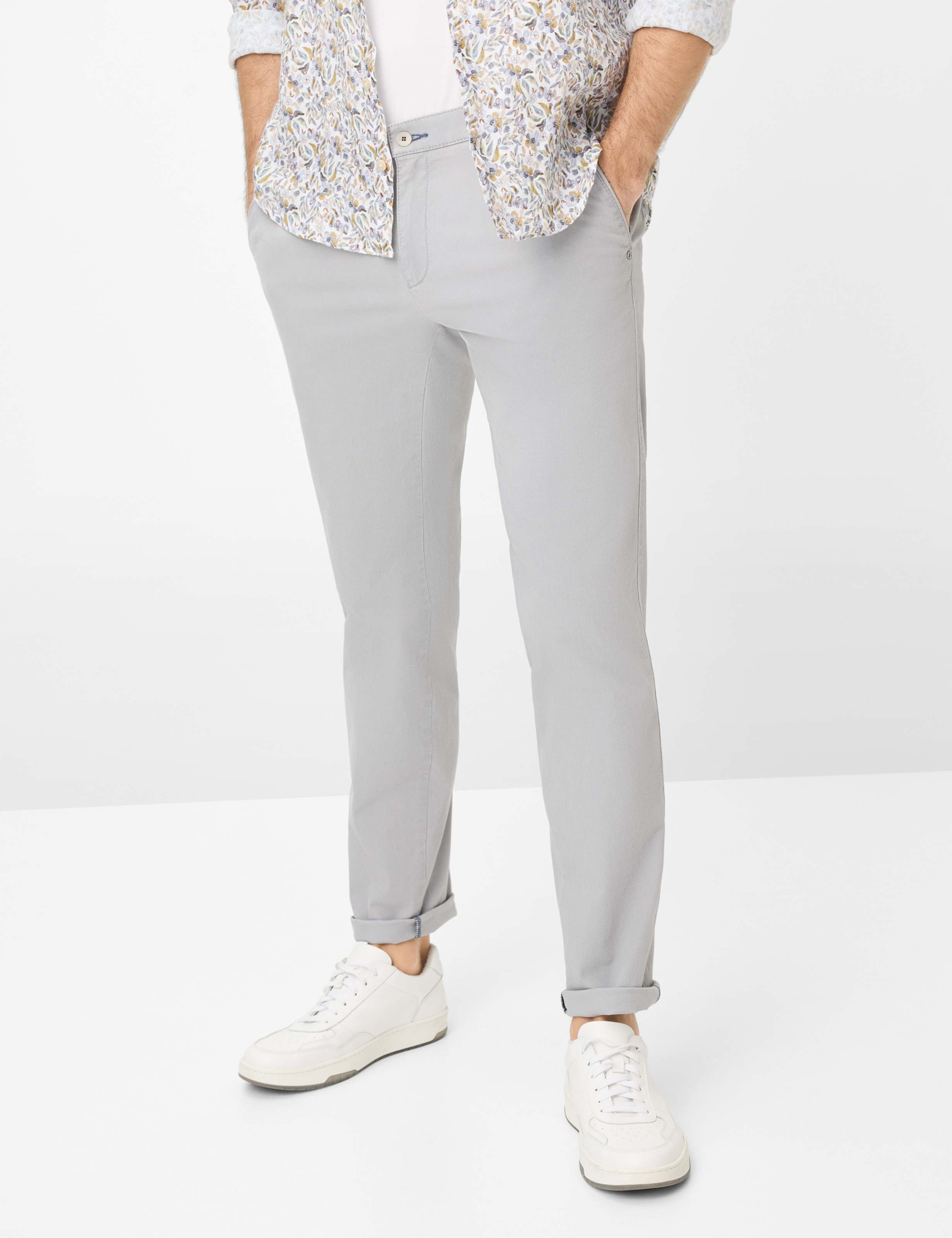 Thumbnail - Brax Herren Chino Style FABIO IN, hellgrau, Gr. 35/30