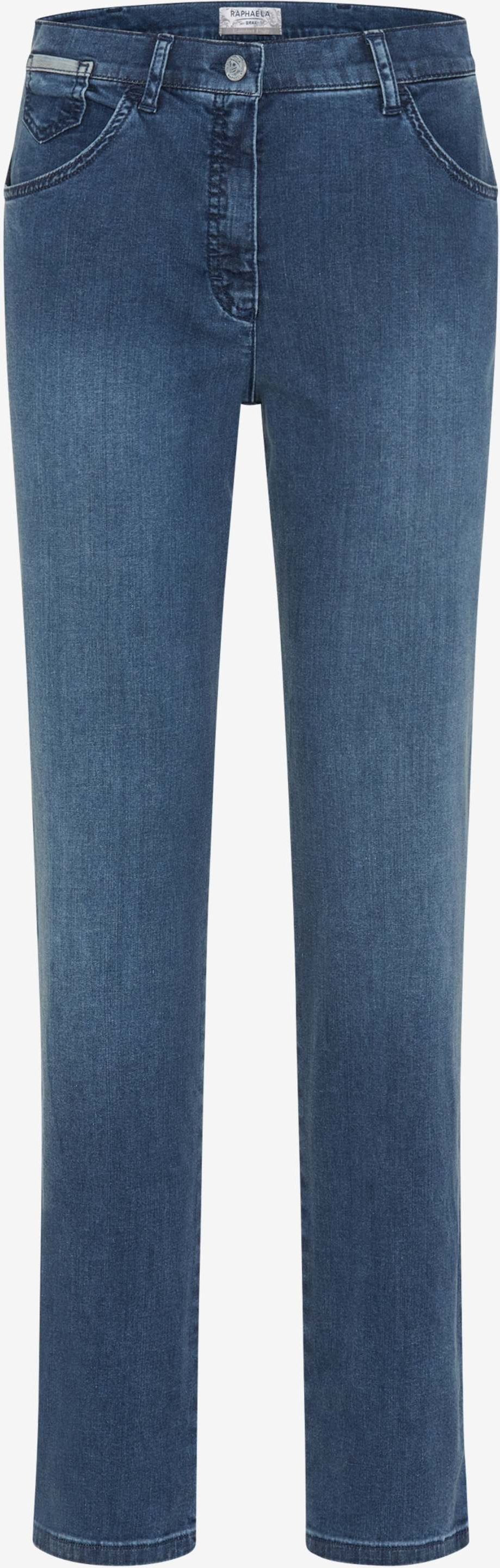 Raphaela by Brax Damen Five-Pocket-Hose Style CORRY STONED SLIGHTLY USED, denim blau, Gr. 38K