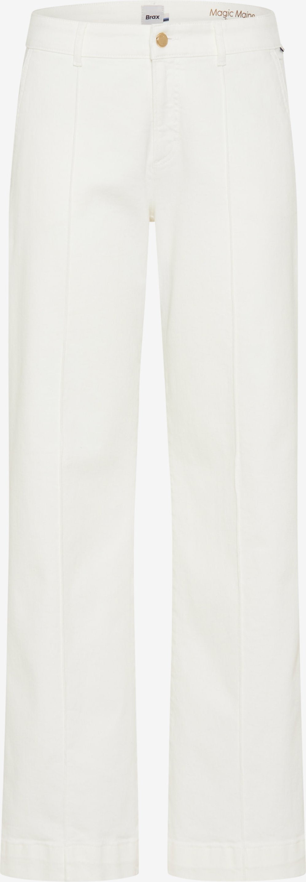 Brax Damen Palazzohose Style MAINE SOFT ECRU, denim cremeweiß, Gr. 36L