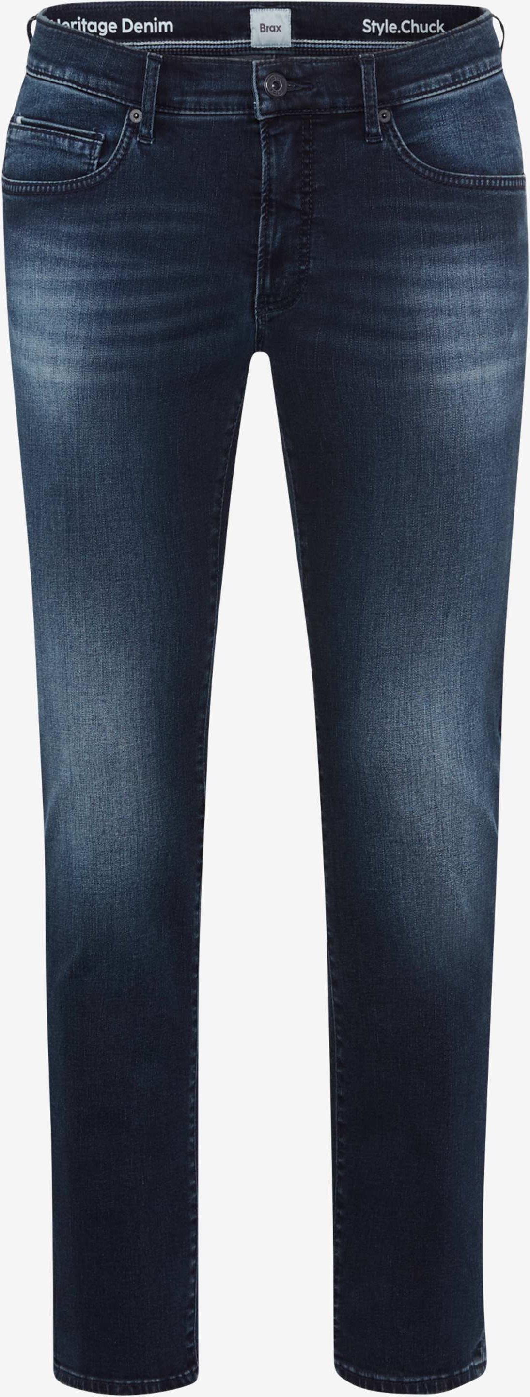 Thumbnail - Brax Herren Five-Pocket-Hose Style CHUCK OCEAN BLACK USED, denim dunkelblau, Gr. 31/32