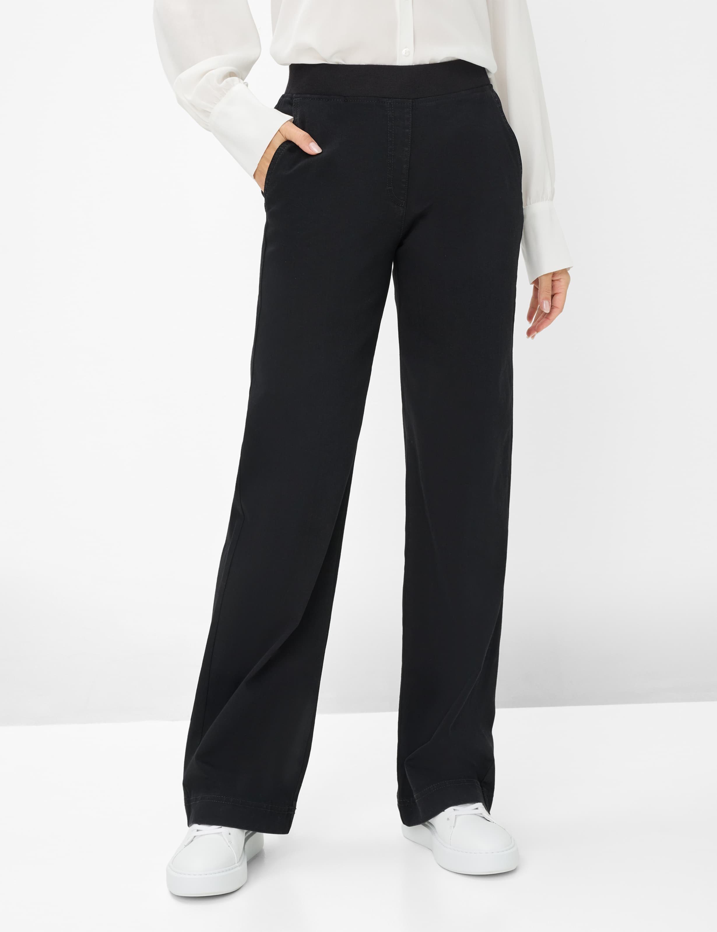 Thumbnail - Raphaela by Brax Damen Marlenehose Style PAM FLARED BLACK, schwarz, Gr. 36K
