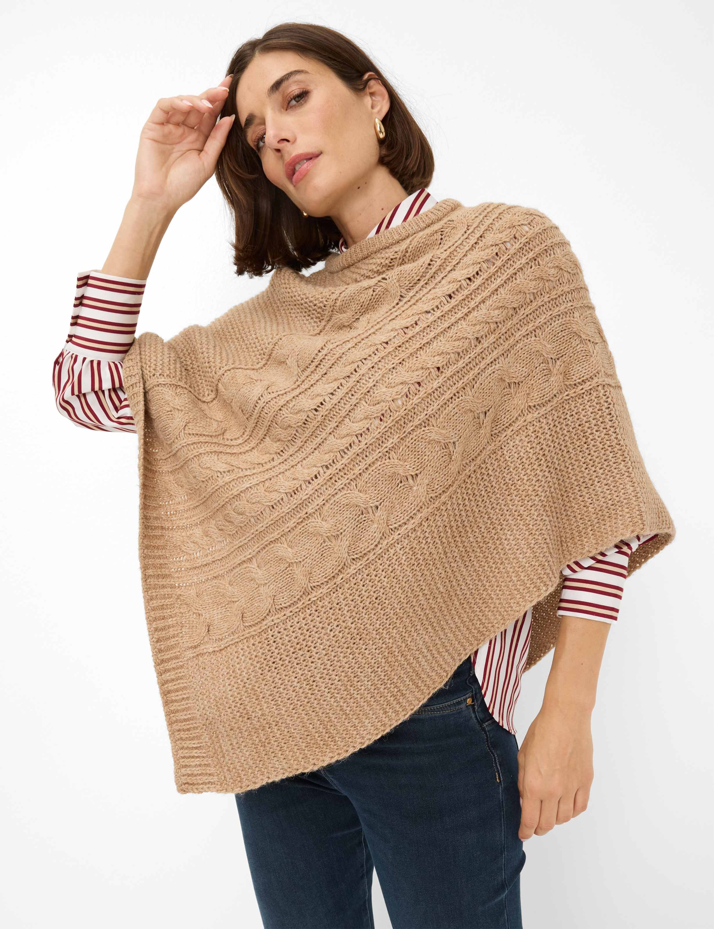 Brax Damen Style THEA walnut, Beige, Gr. 0SIZE