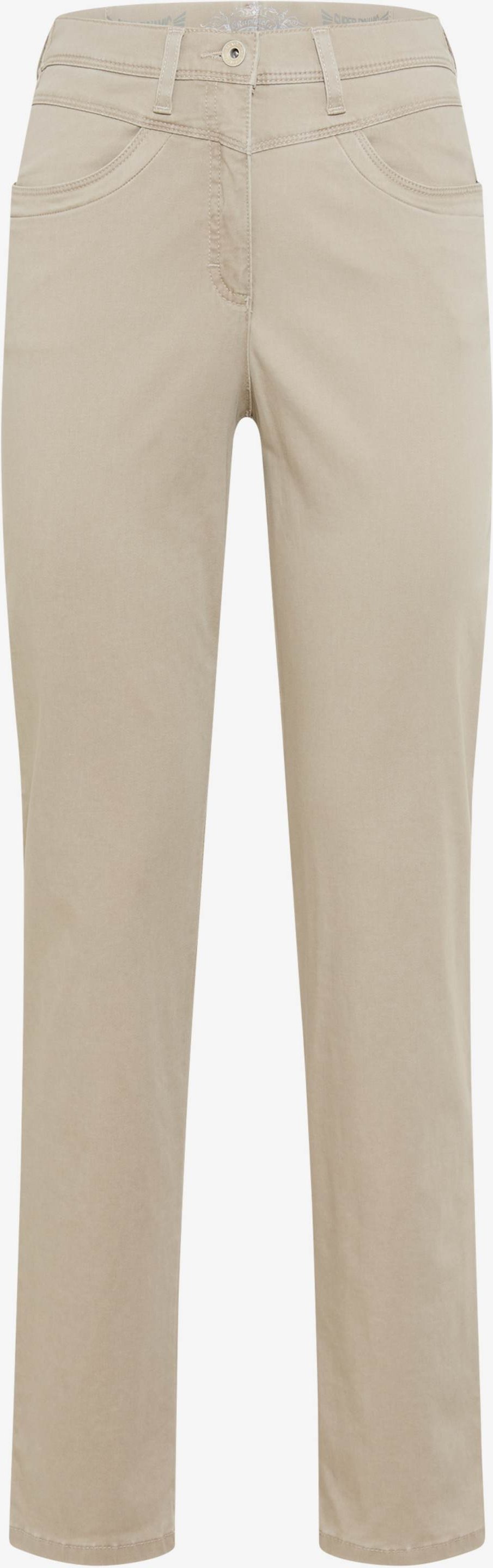Raphaela by Brax Damen Five-Pocket-Hose Style LAURA NEW SAND, hellbeige, Gr. 46K