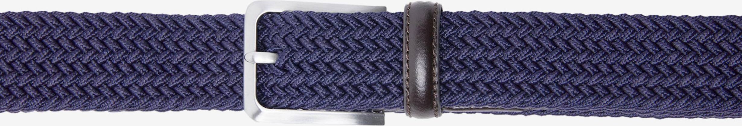 Thumbnail - Brax Herren Flechtgürtel Style HERRENGÜRTEL navy, dunkelblau, Gr. 100