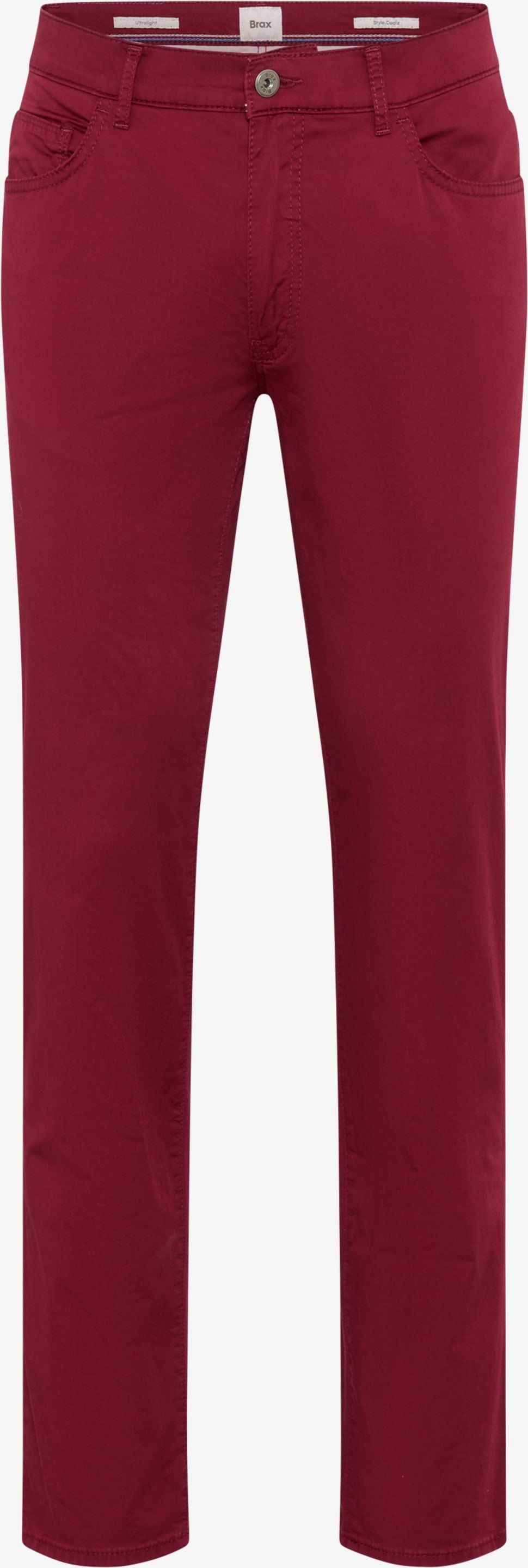 Brax Herren Five-Pocket-Hose Style CADIZ WILDBERRY, dunkelrot, Gr. 30/32