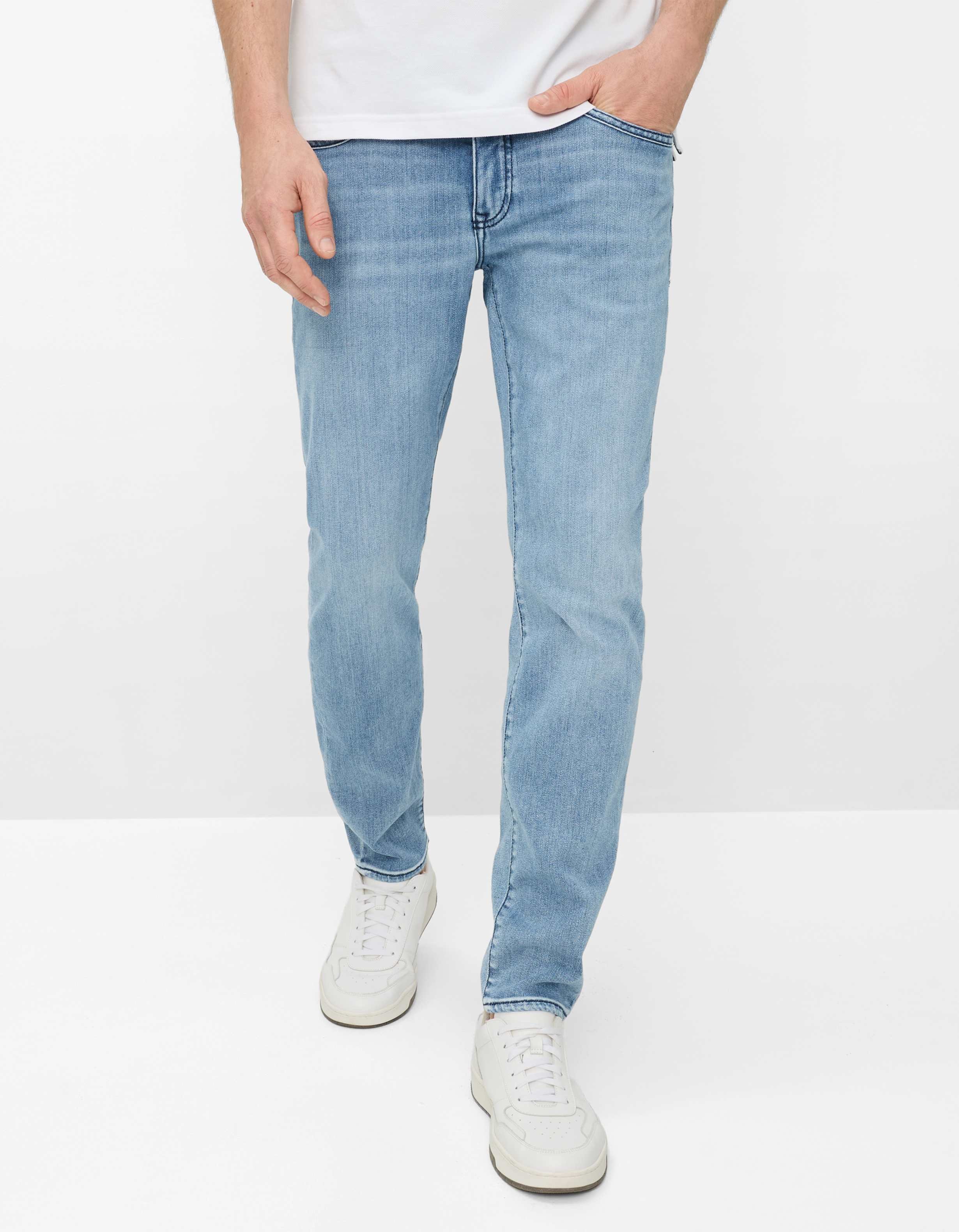 Brax Herren Five-Pocket-Hose Style CHRIS LIGHT BLUE USED, denim hellblau, Gr. 38/38