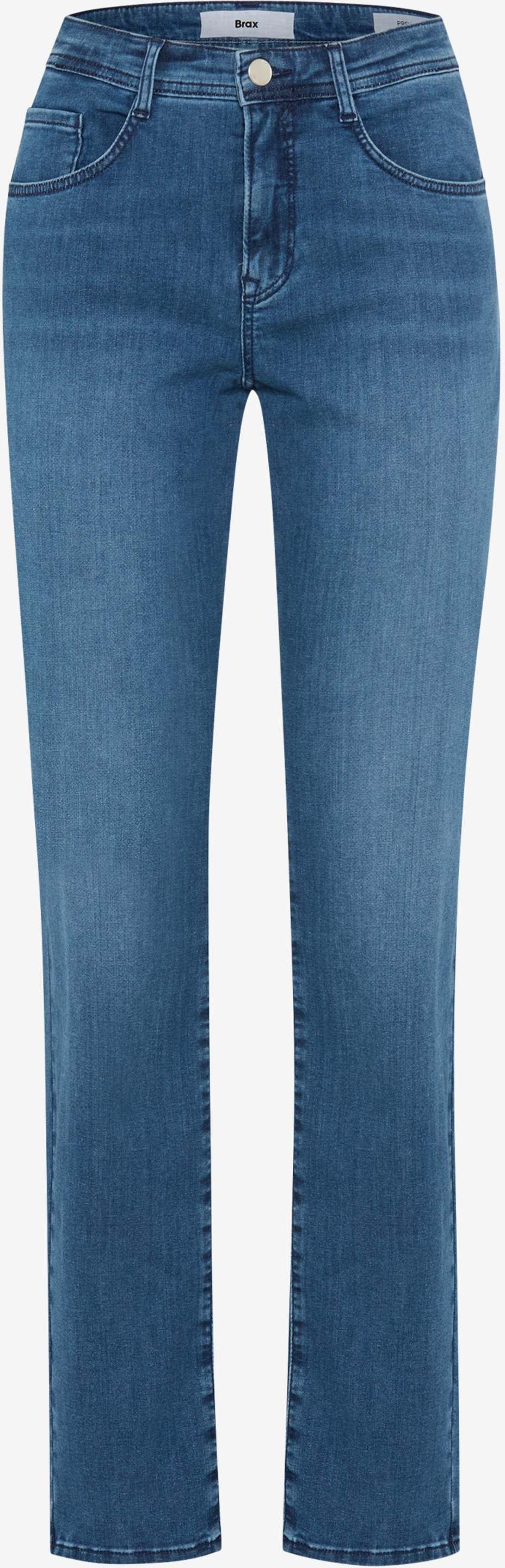 Brax Damen Five-Pocket-Hose Style CAROLA USED STONE BLUE, Blau, Gr. 46