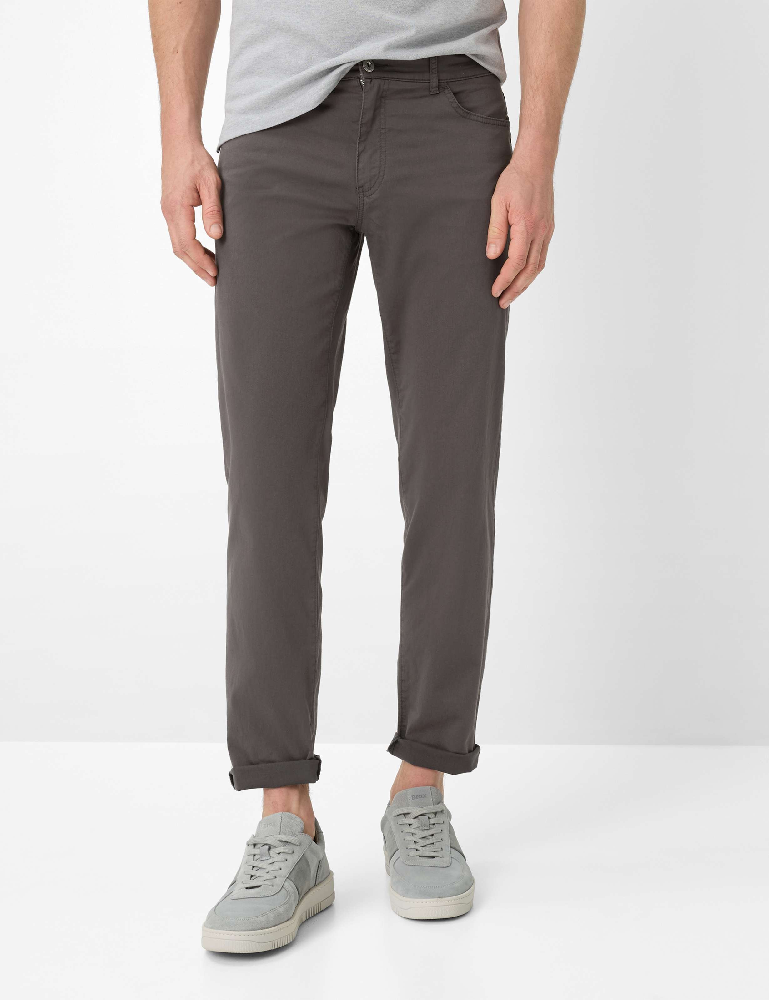 Brax Herren Five-Pocket-Hose Style CADIZ DARK GREY, grau, Gr. 38/32