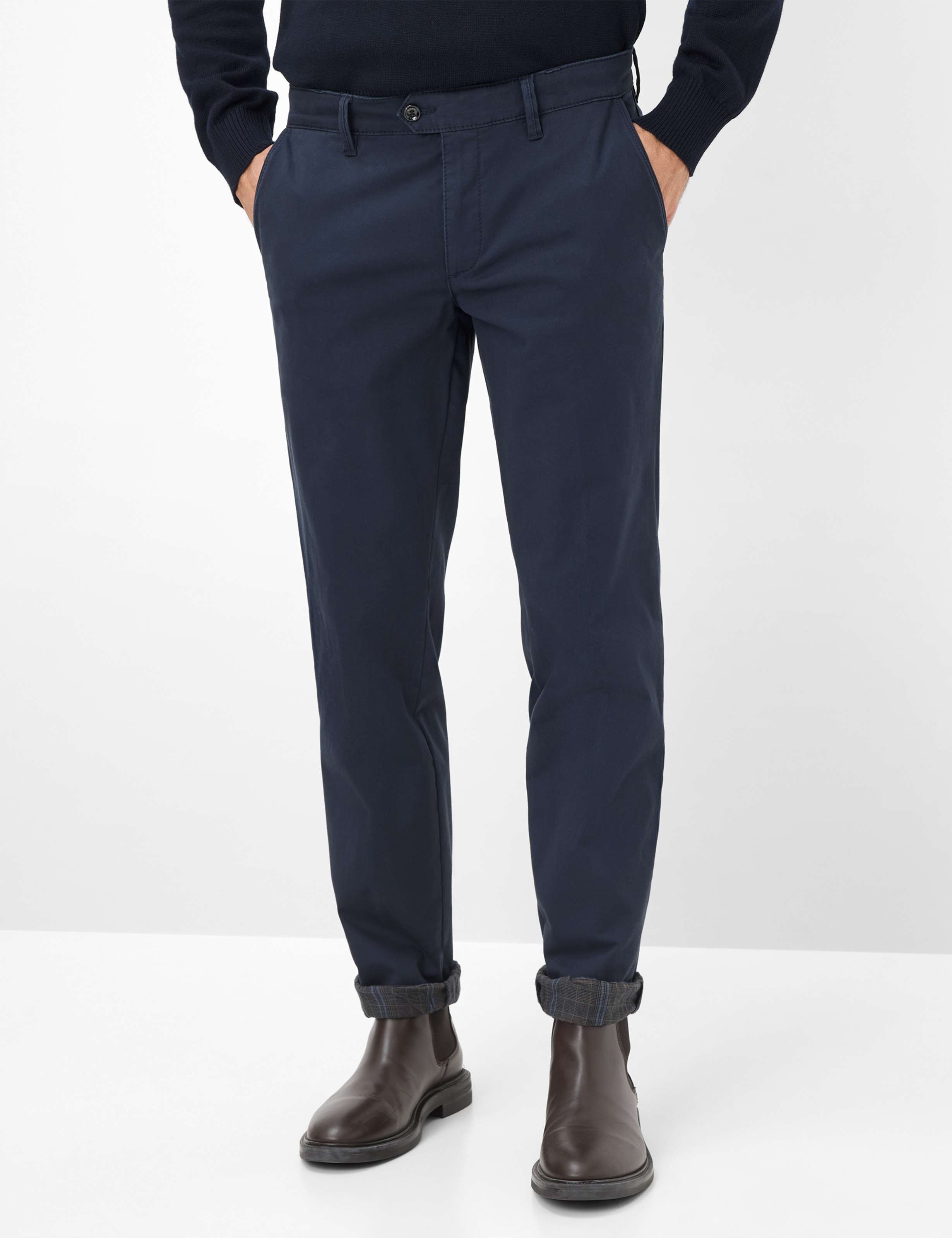 Eurex by Brax Herren Flatfronthose Style JIM TT NAVY, dunkelblau, Gr. 58