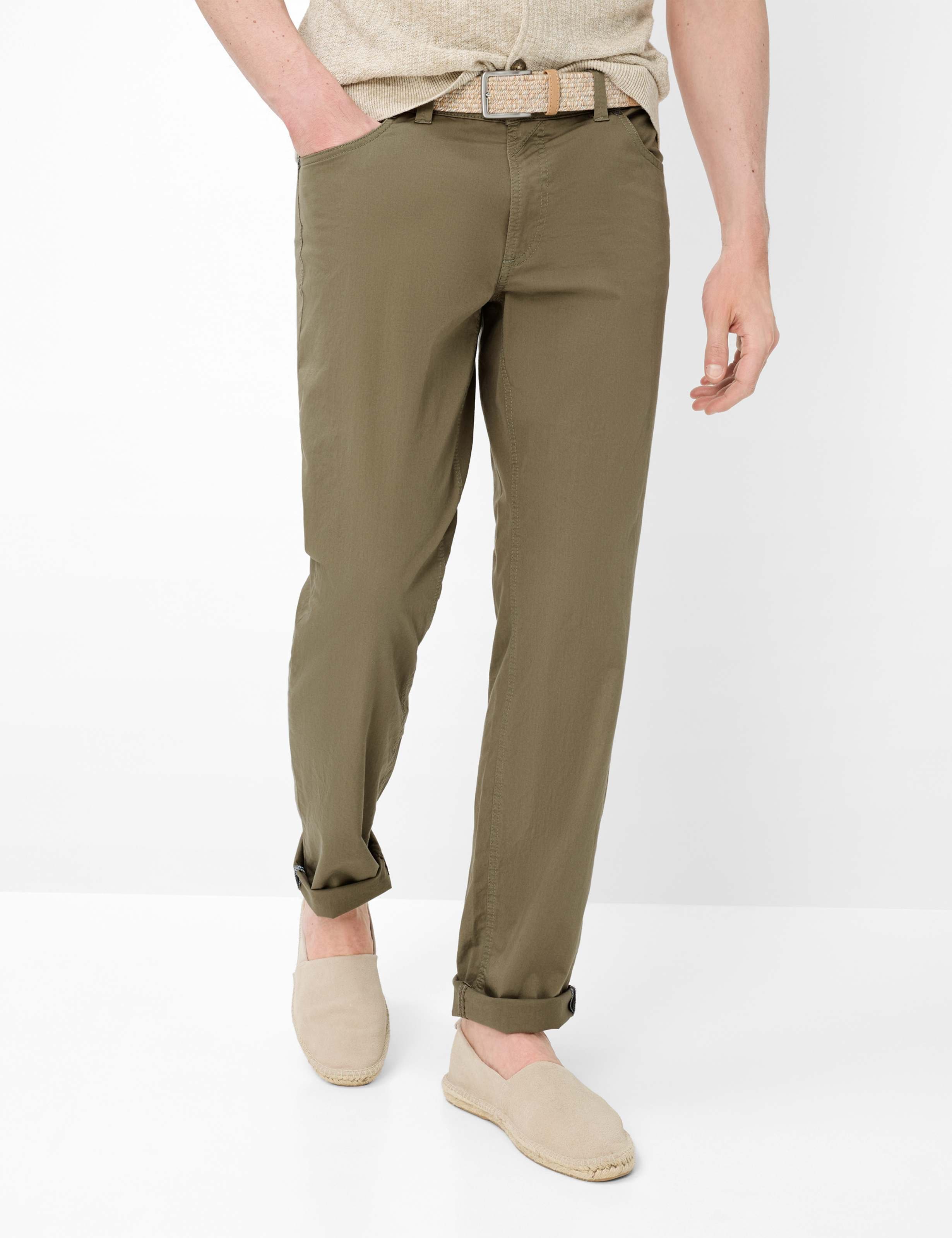Eurex by Brax Herren Hose Style LUKE KHAKI Grün Khaki, grün - khaki, Gr. 56