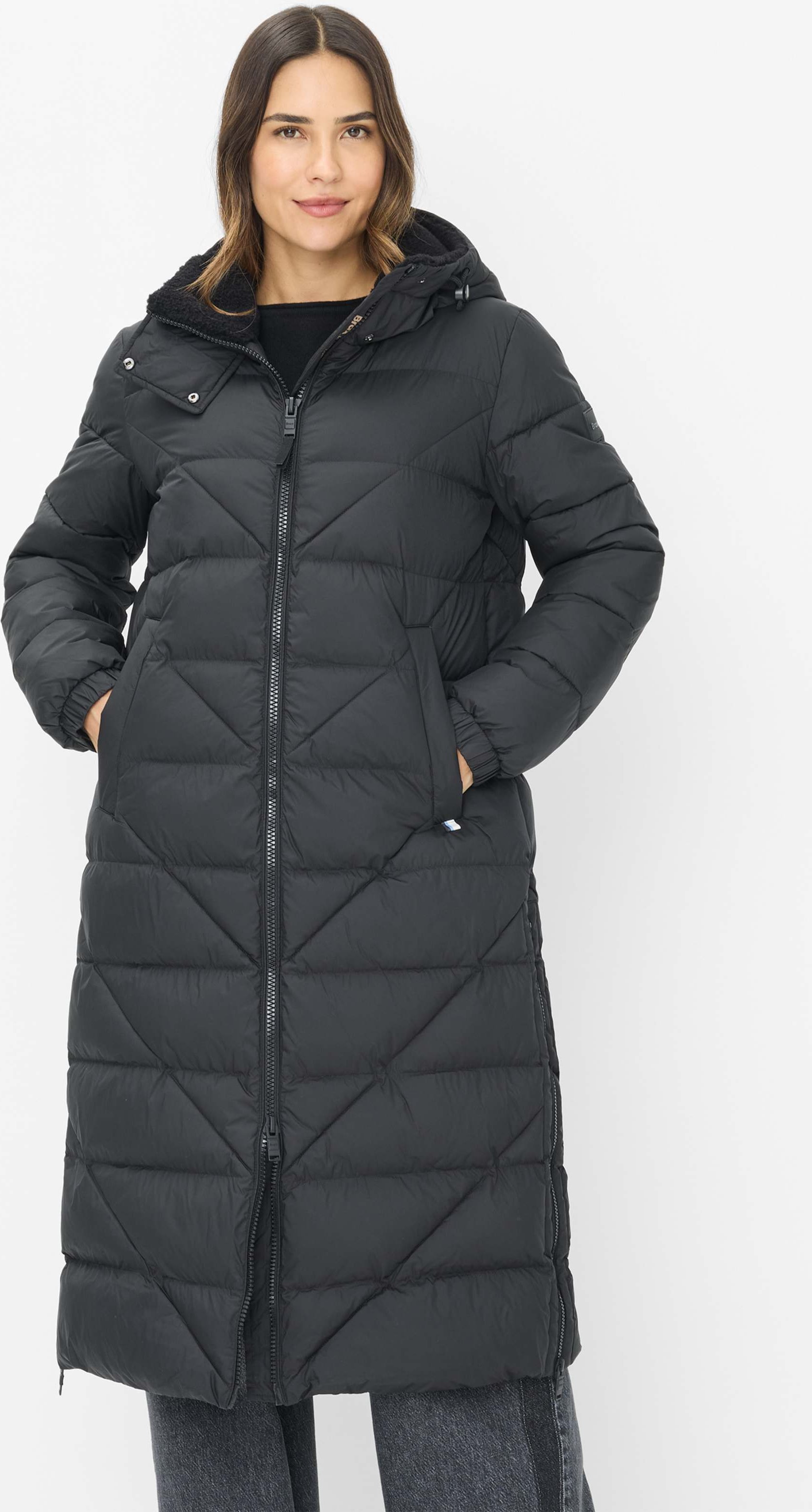 Thumbnail - Brax Damen Steppmantel Style ASCONA black, schwarz, Gr. 40