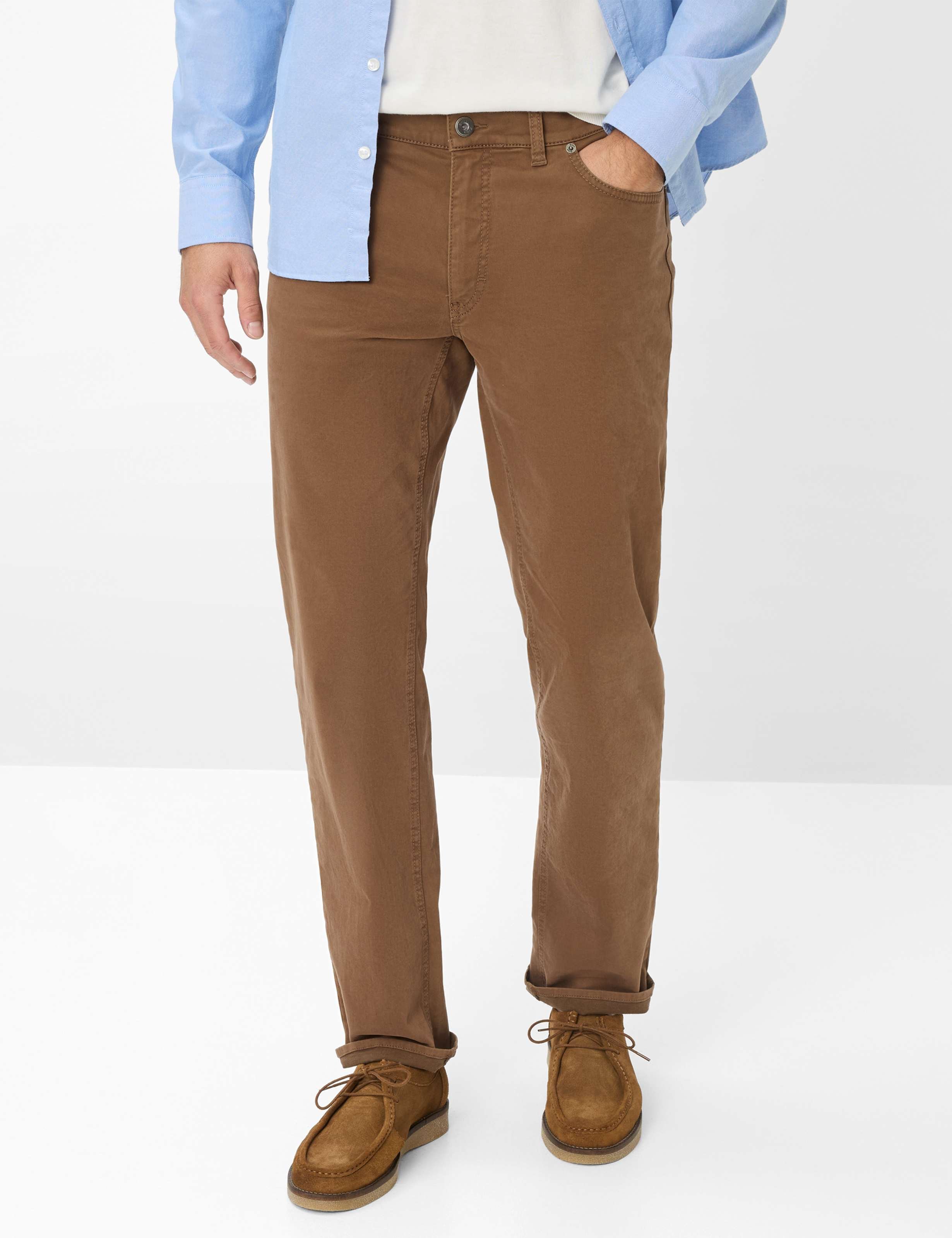 Thumbnail - Brax Herren Five-Pocket-Hose Style COOPER TOFFEE, braun, Gr. 34/32