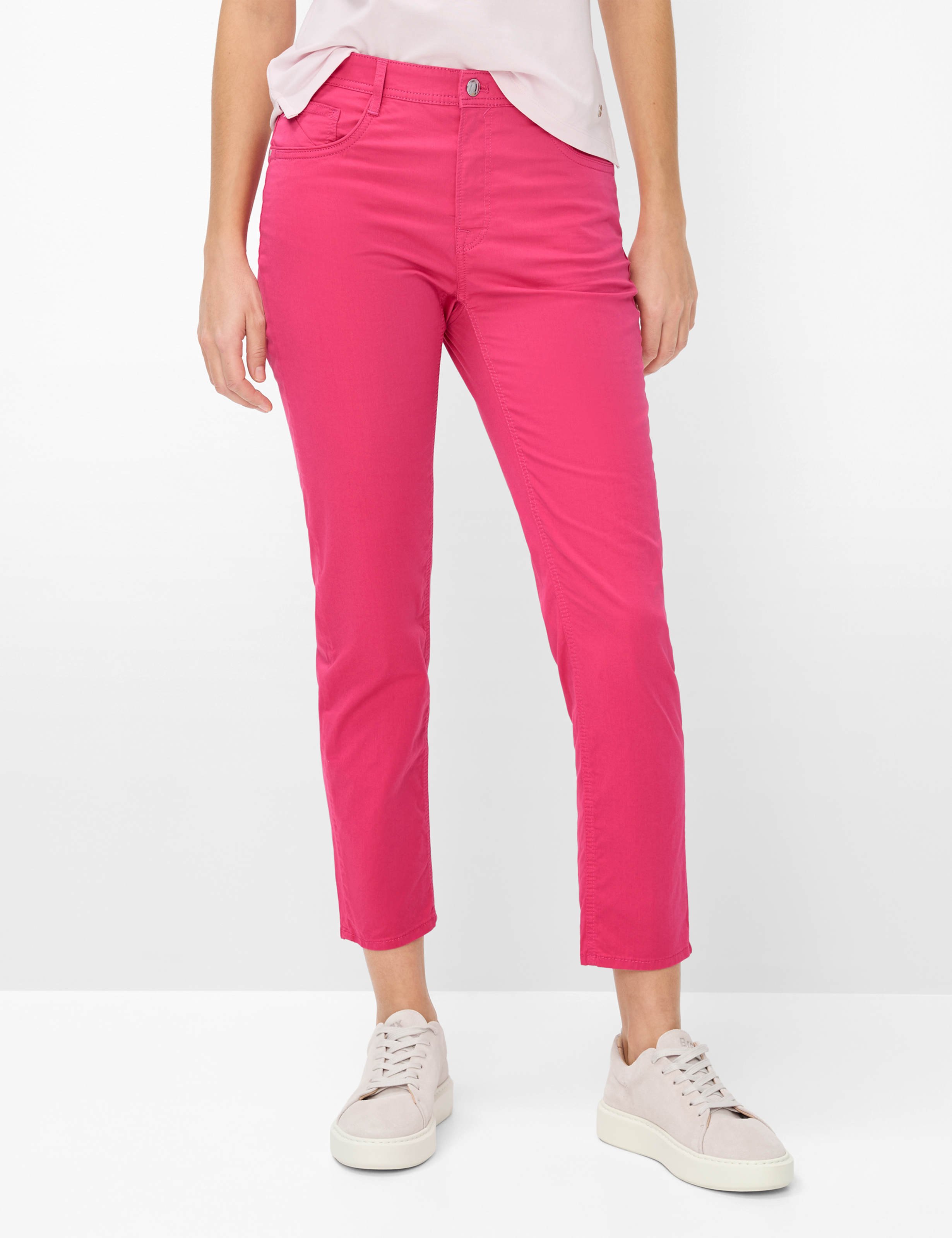 Brax Damen Five-Pocket-Hose Style CAROLA S RASPBERRY SORBET, Rosa, Gr. 36K
