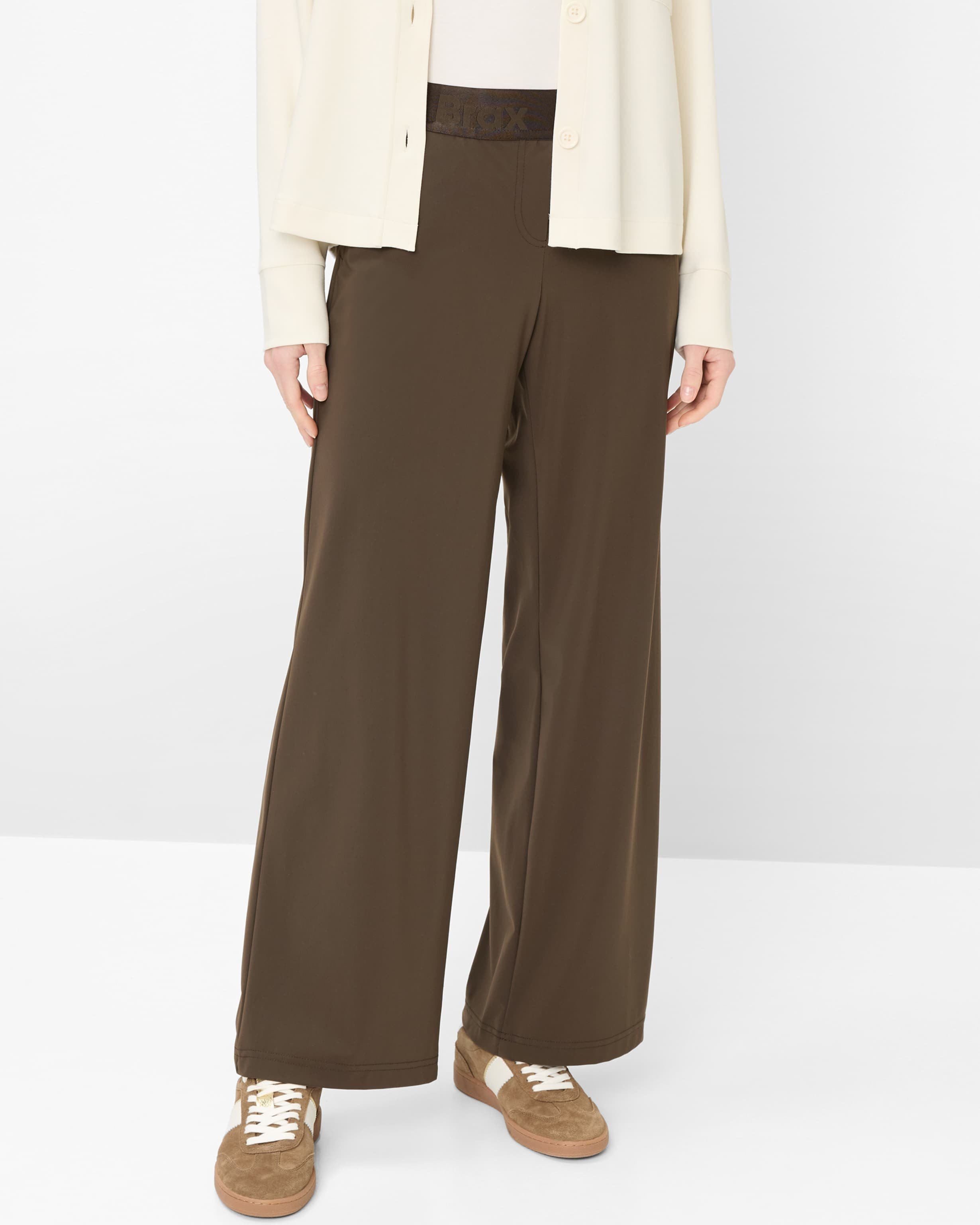 Brax Damen Palazzohose Style MAINE DARK EBONY, dunkelbraun, Gr. 38