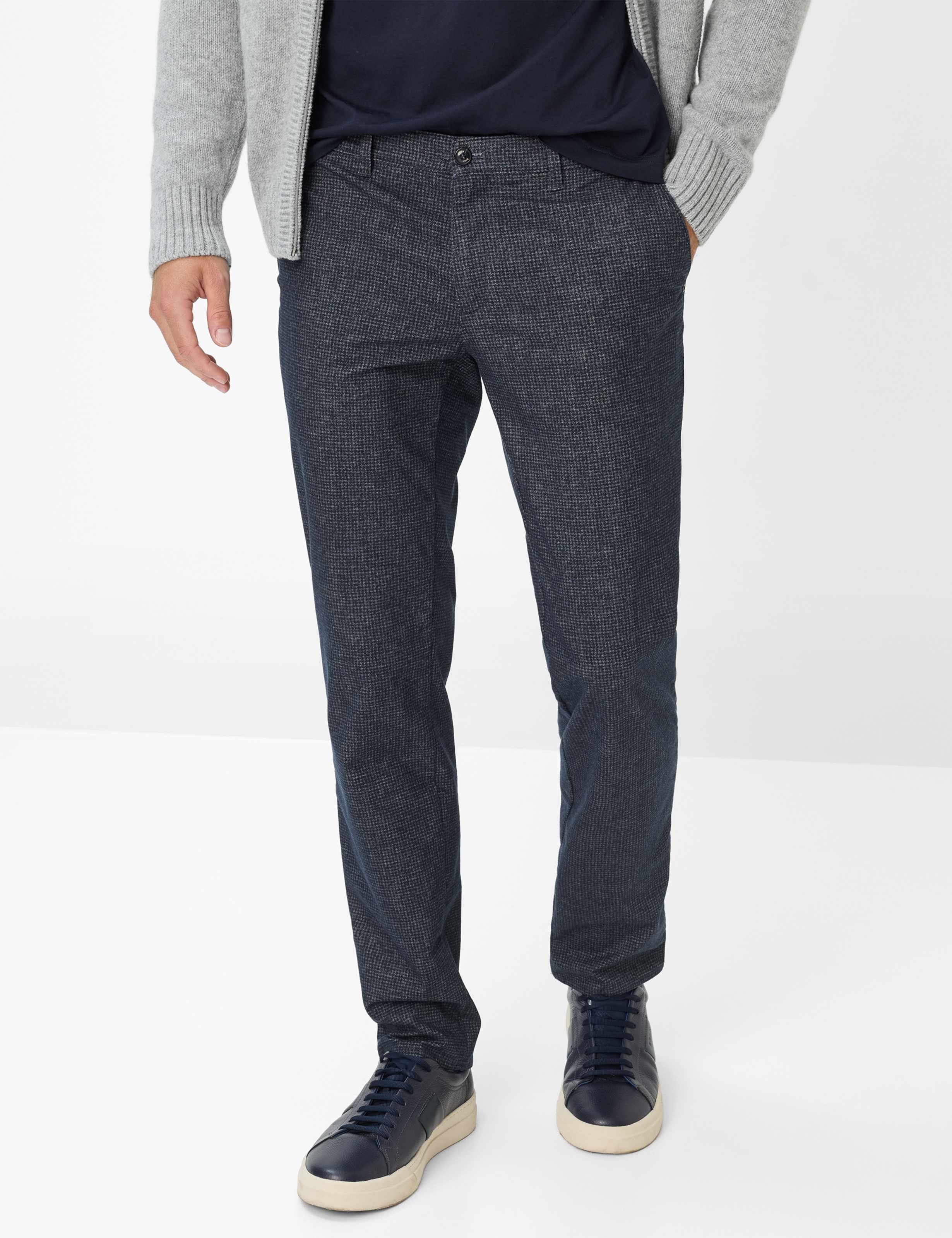 Thumbnail - Brax Herren Flatfronthose Style FABIO NAVY, dunkelblau, Gr. 42/36