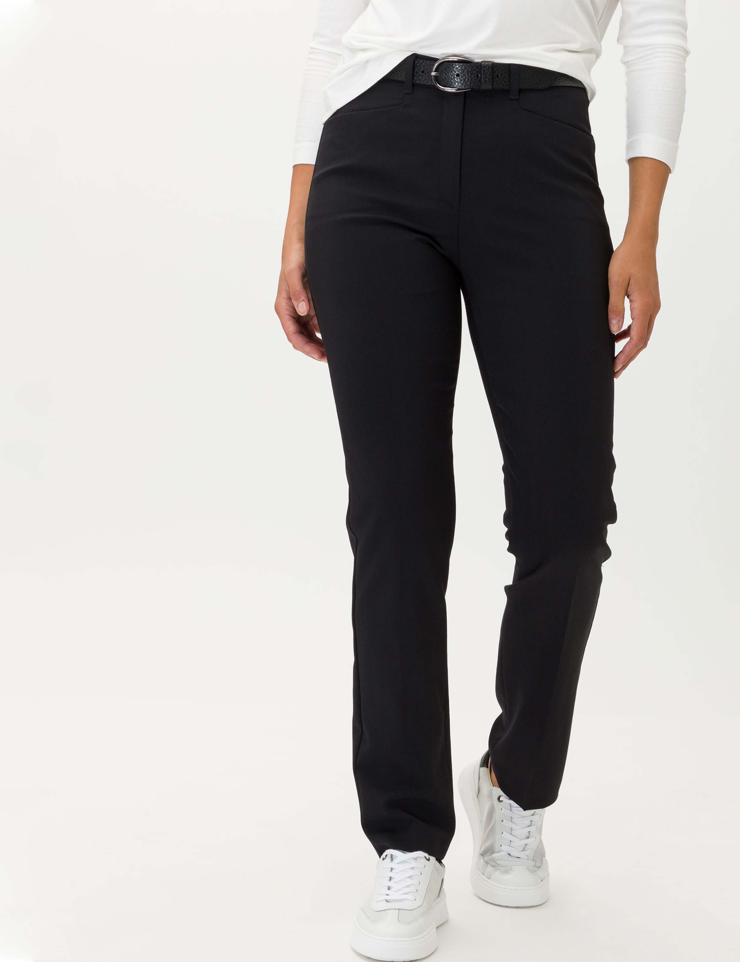 Thumbnail - Raphaela by Brax Damen Cityhose Style PAULINE BLACK, perma schwarz, Gr. 46