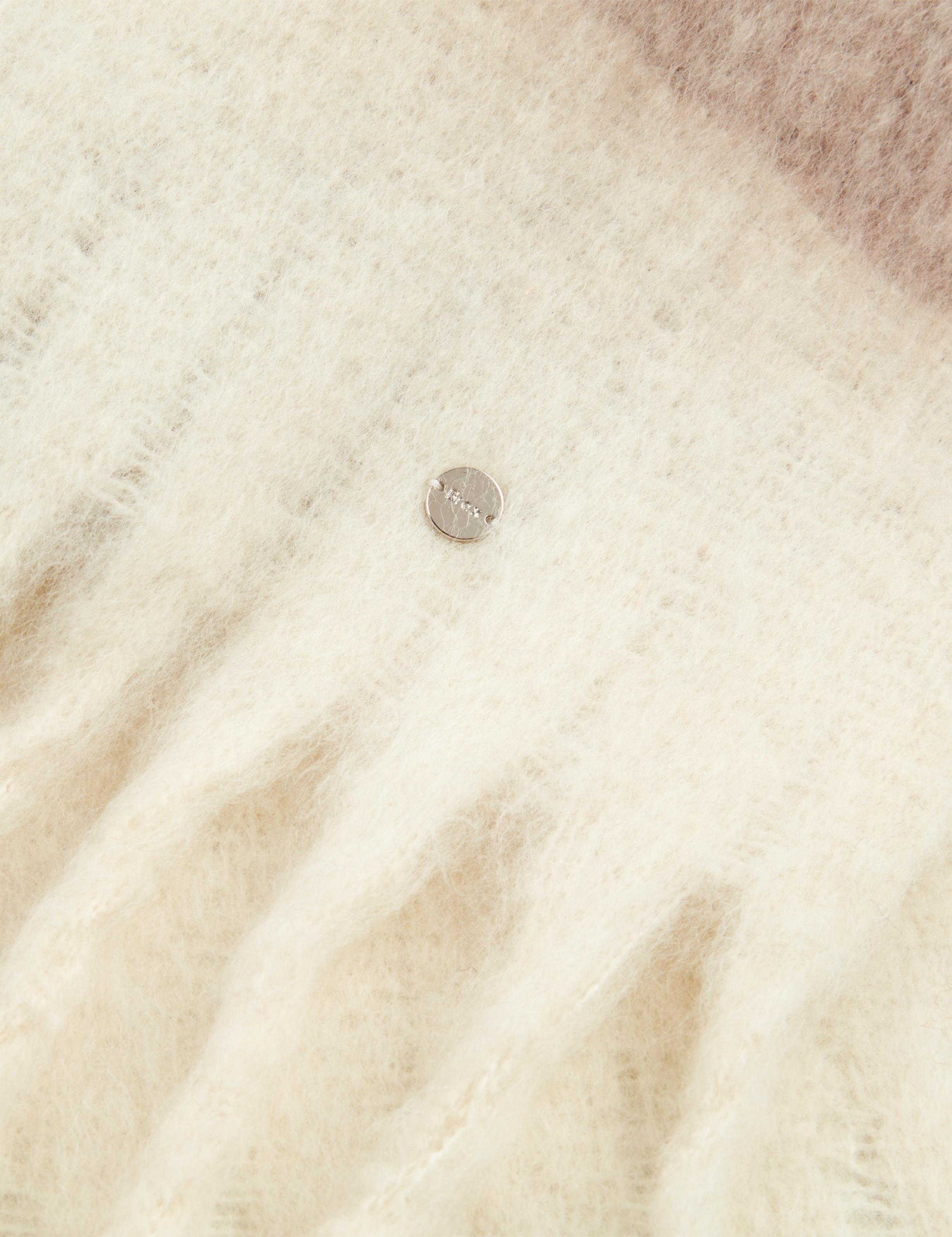 Brax Damen Schal Style JANE canvas, cremeweiß, Gr. 0SIZE