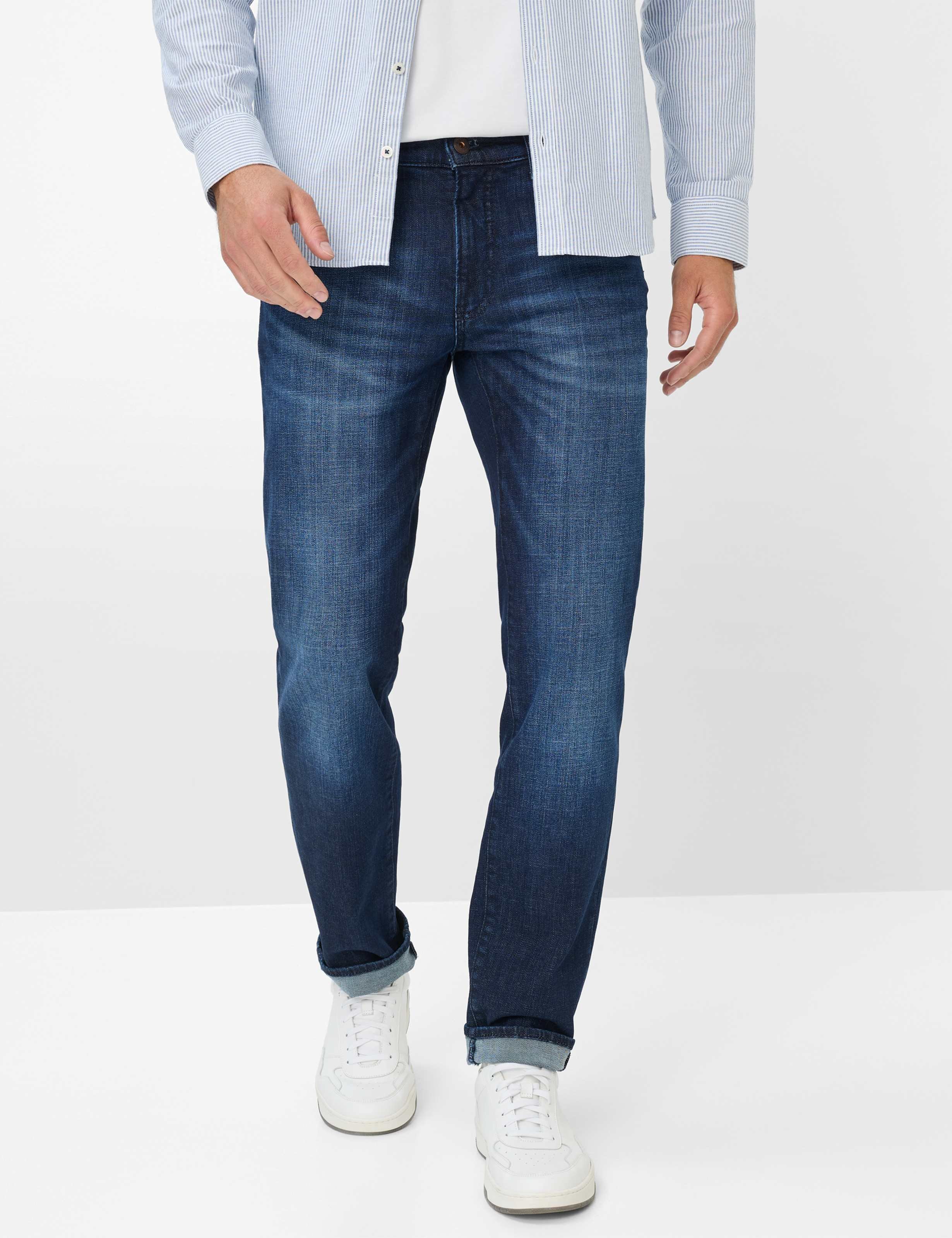 Thumbnail - Brax Herren Five-Pocket-Hose Style CHUCK TOP BLUE USED, denim blau, Gr. 38/34