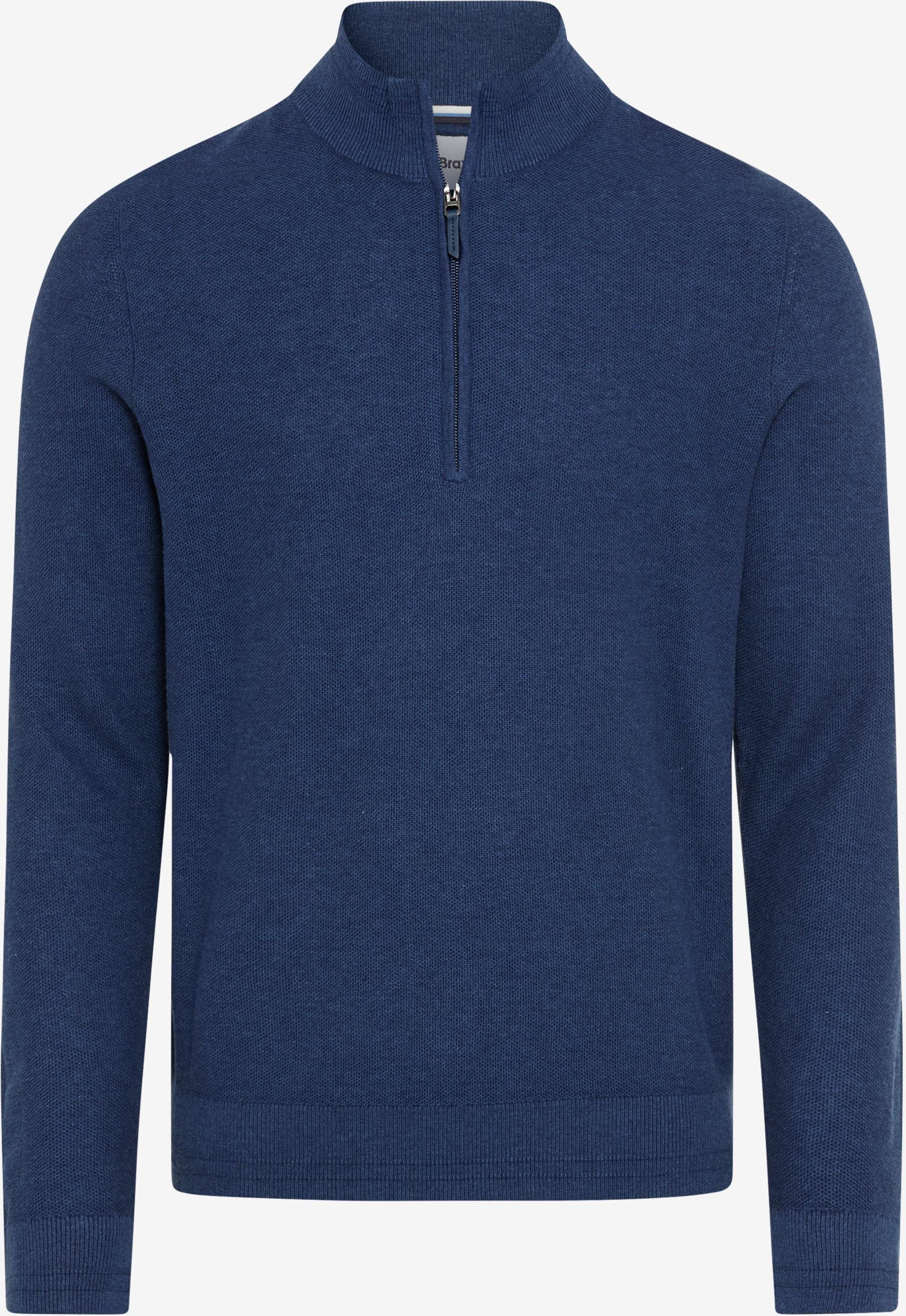 Brax Herren Strickpullover Style STEFFEN cove, Blau, Gr. XXL