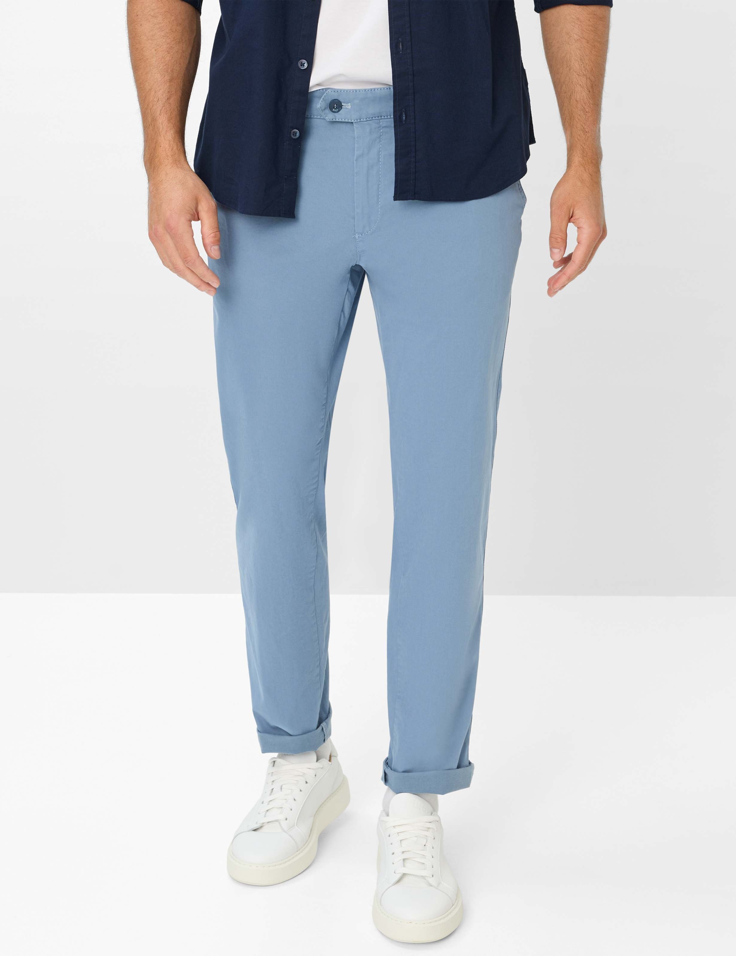 Brax Herren Flatfronthose Style EVEREST RIVIERA, hellblau, Gr. 24