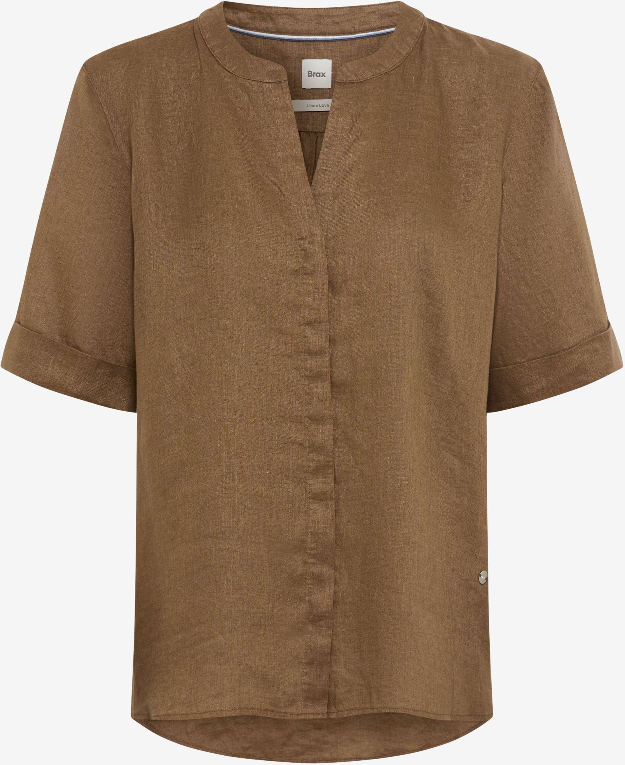 Brax Damen Bluse Style VERI mocha brown, dunkelbraun, Gr. 42