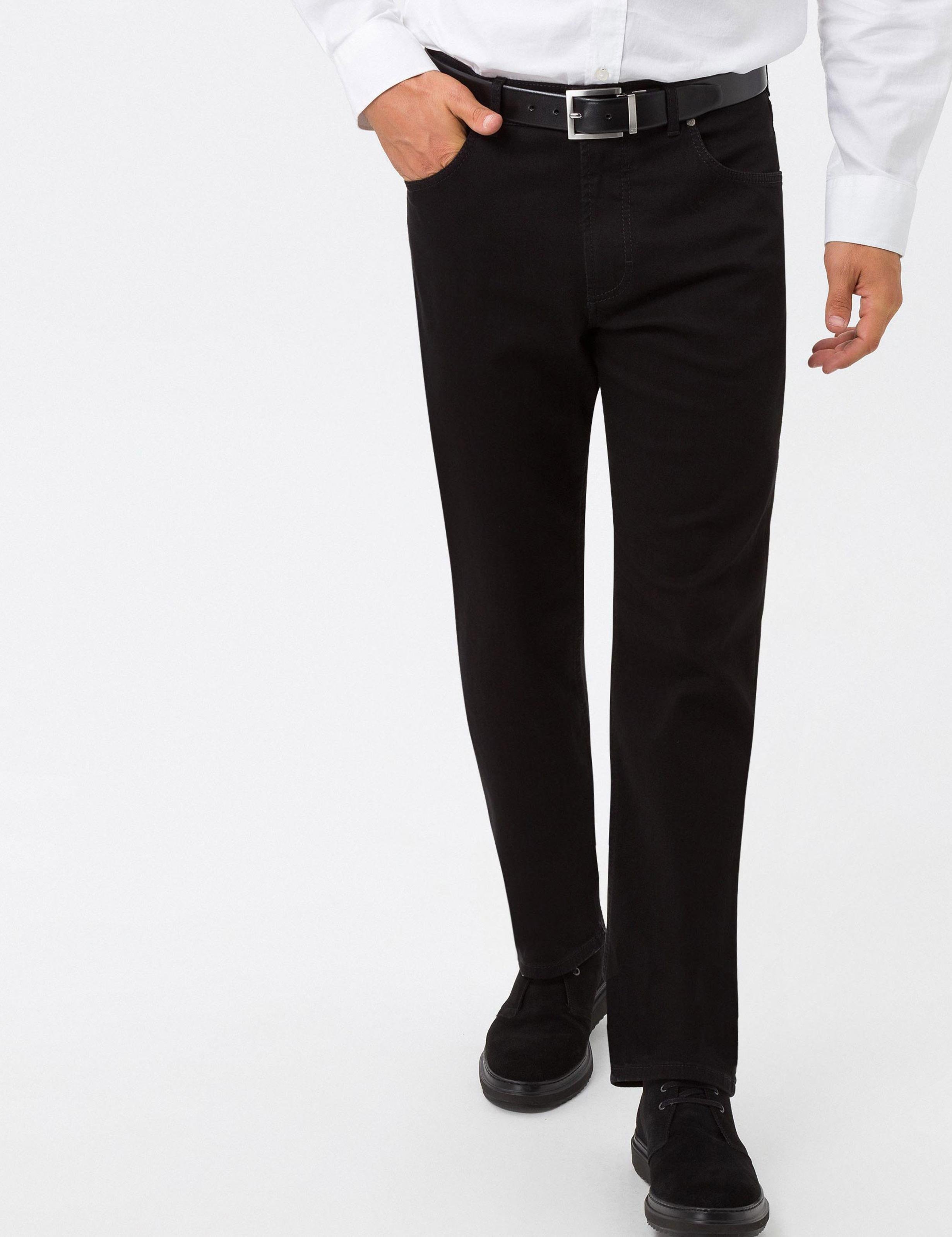 Eurex by Brax Herren Style CARLOS BLACK BLACK, schwarz, Gr. 30/32