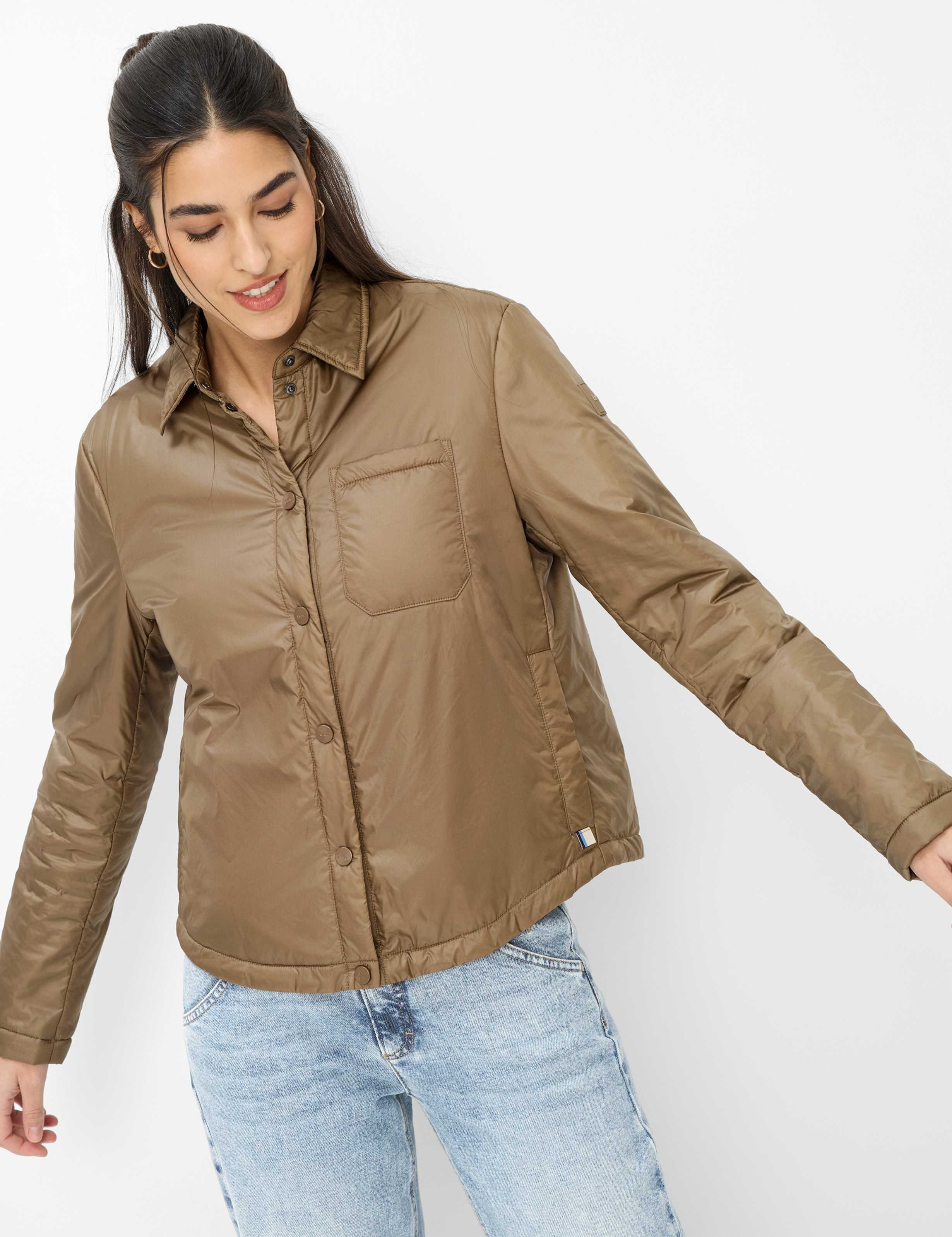 Brax Damen Overshirt Style TORINO light mocha, braun, Gr. 42