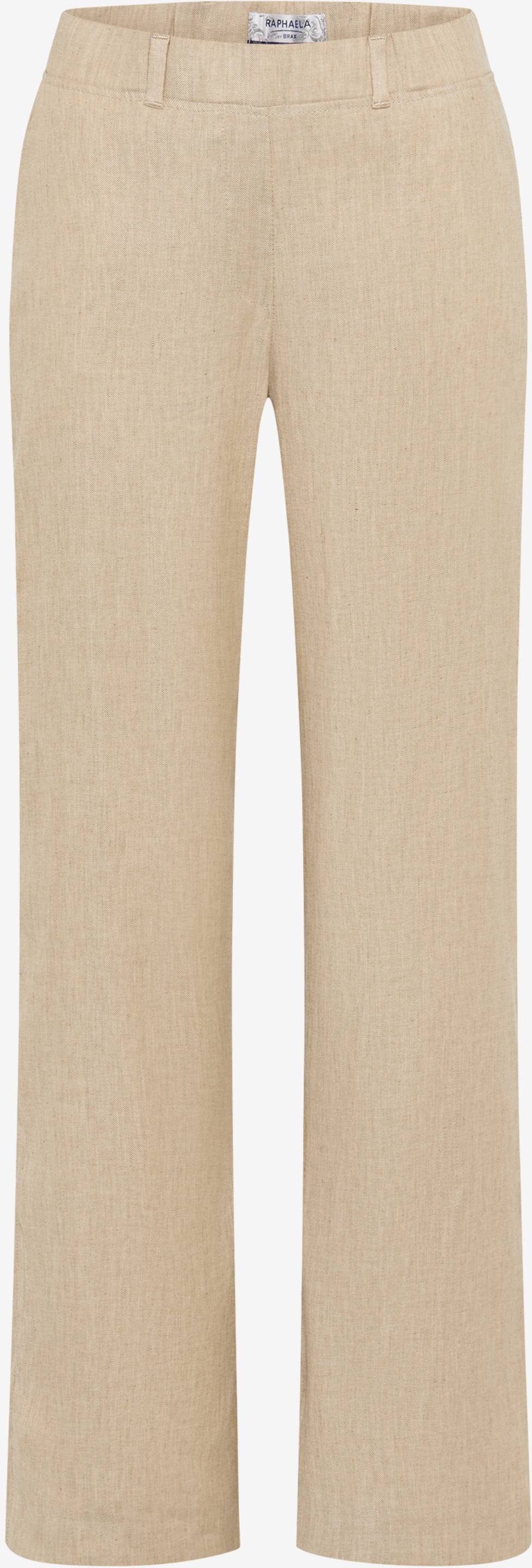 Raphaela by Brax Damen Marlenehose Style PAM FLARED BEIGE, Beige, Gr. 50K