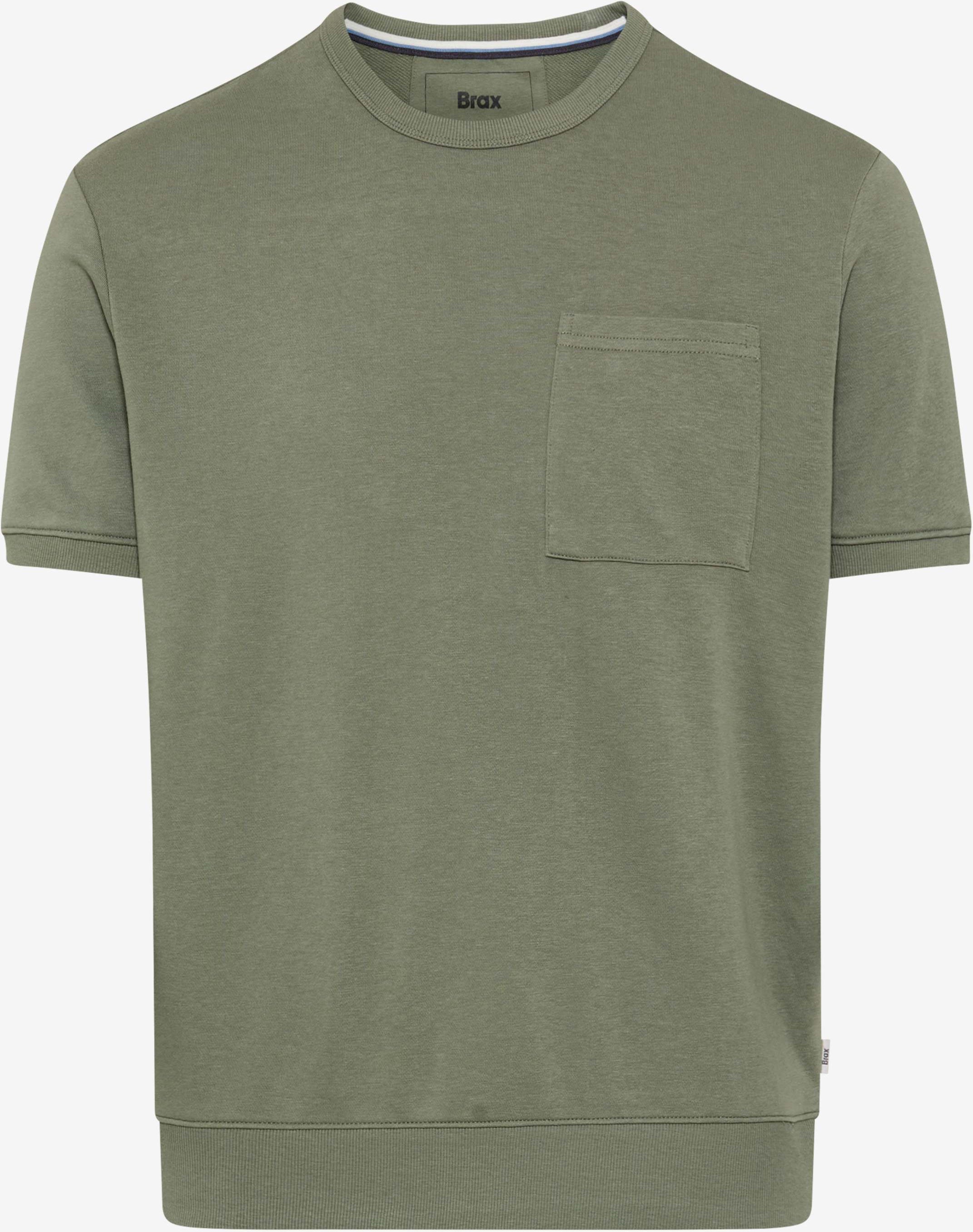 Brax Herren Sweatshirt Style SULLY thyme Grün Khaki, grün - khaki, Gr. L