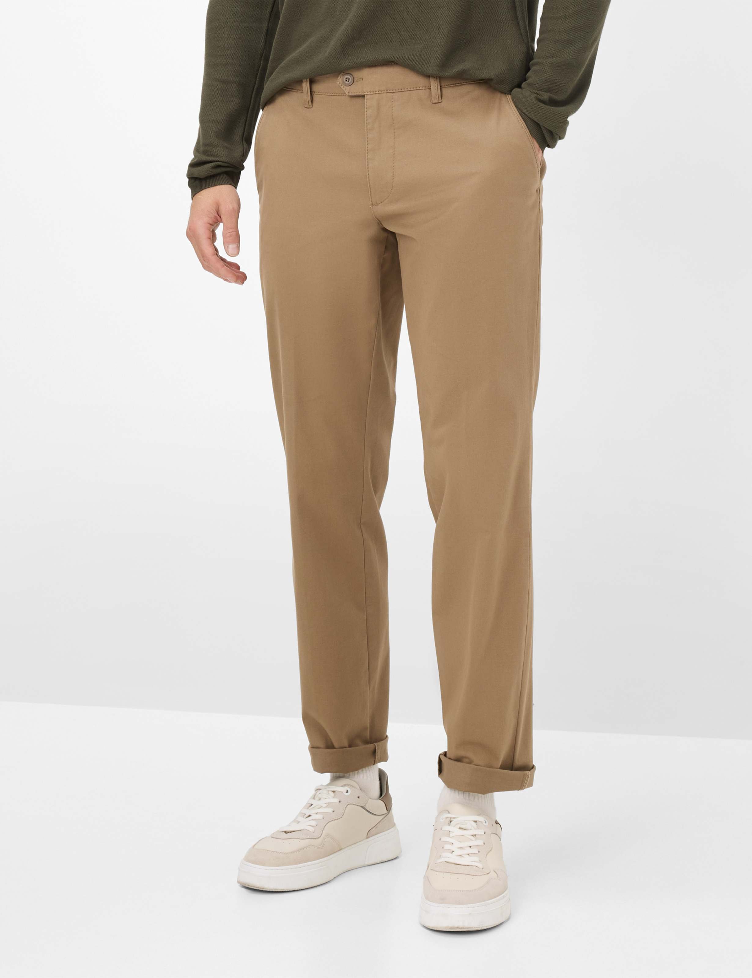 Eurex by Brax Herren Flatfronthose Style JIM DARK BEIGE, hellbraun, Gr. 56