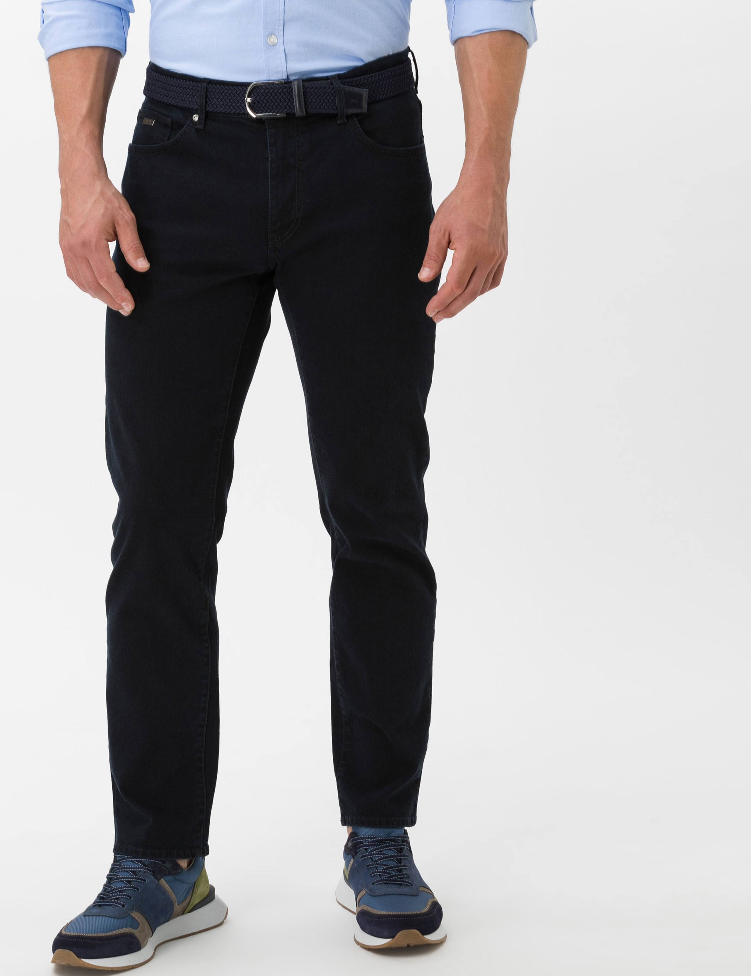 Brax Herren Five-Pocket-Hose Style CADIZ BLUE BLACK, denim dunkelblau, Gr. 38/32