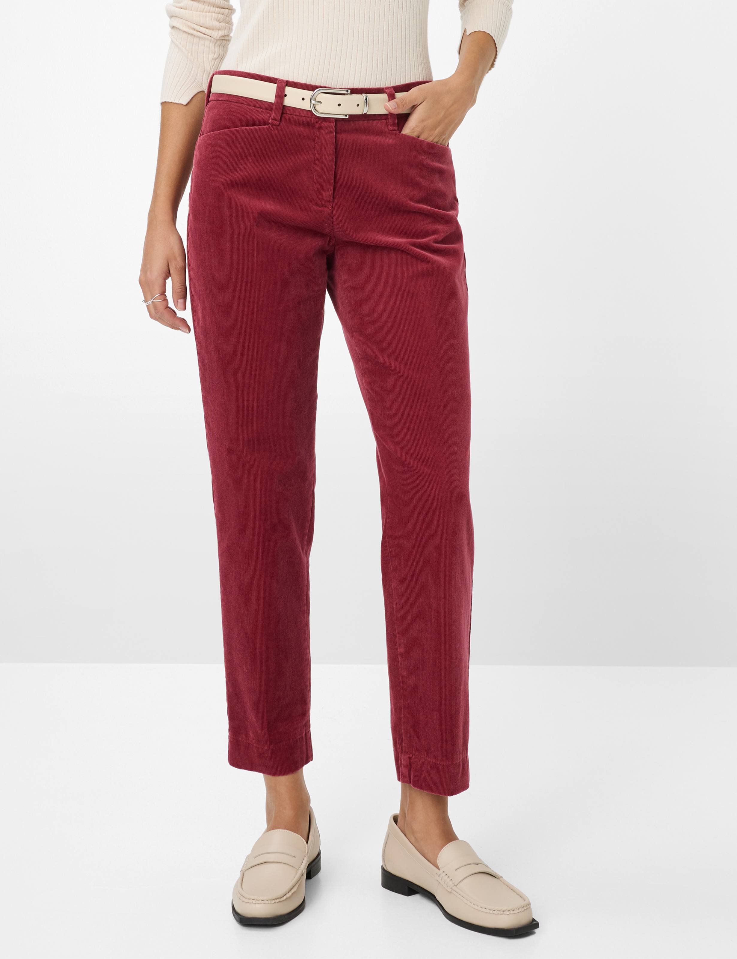 Thumbnail - Brax Damen Chino Style MARA S MULBERRY, dunkelrot, Gr. 46K