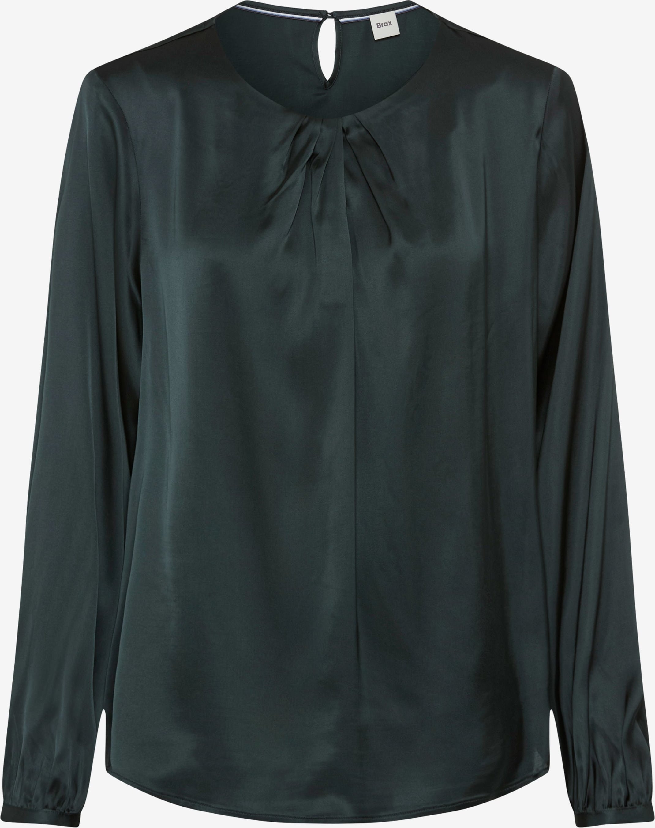 Brax Damen Bluse Style VILMA midnight forest, dunkelgrün, Gr. 38