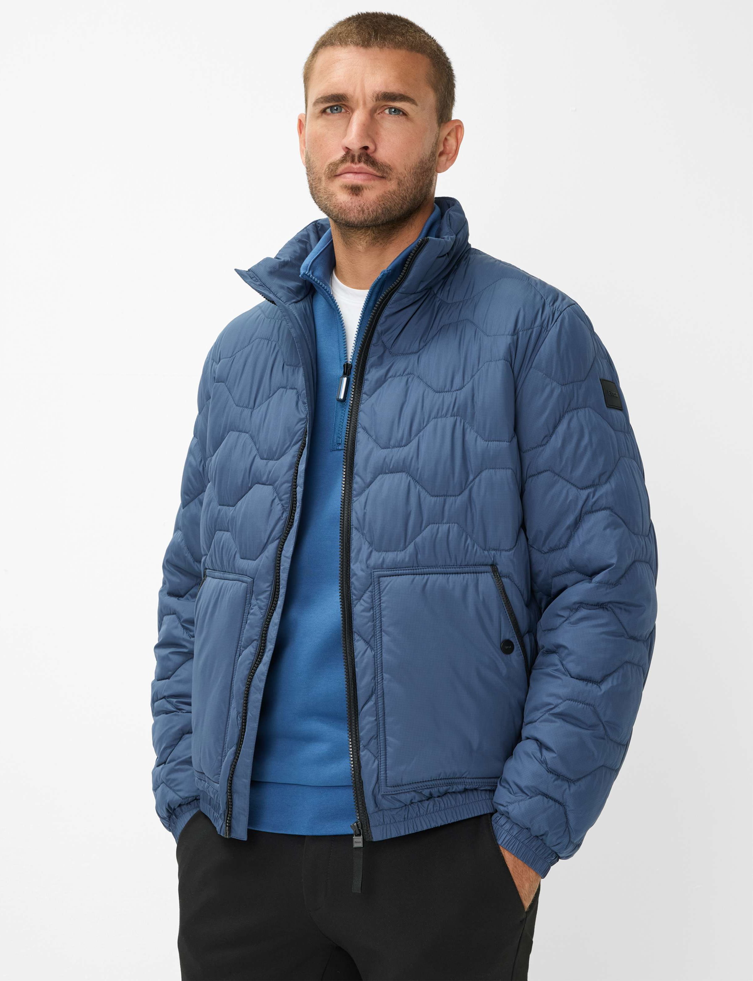 Thumbnail - Brax Herren Blouson Style COMO baltic, Blau, Gr. XL